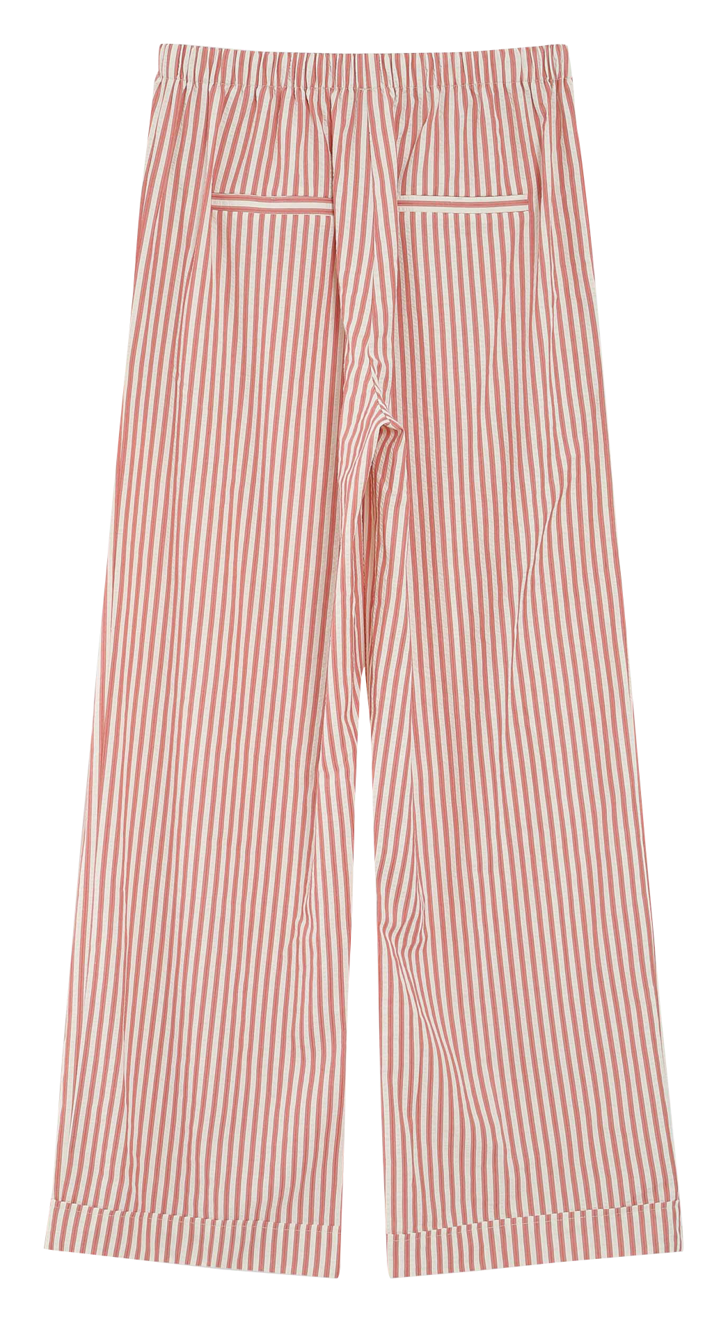 Pantalon large dn coton mélangé Rose