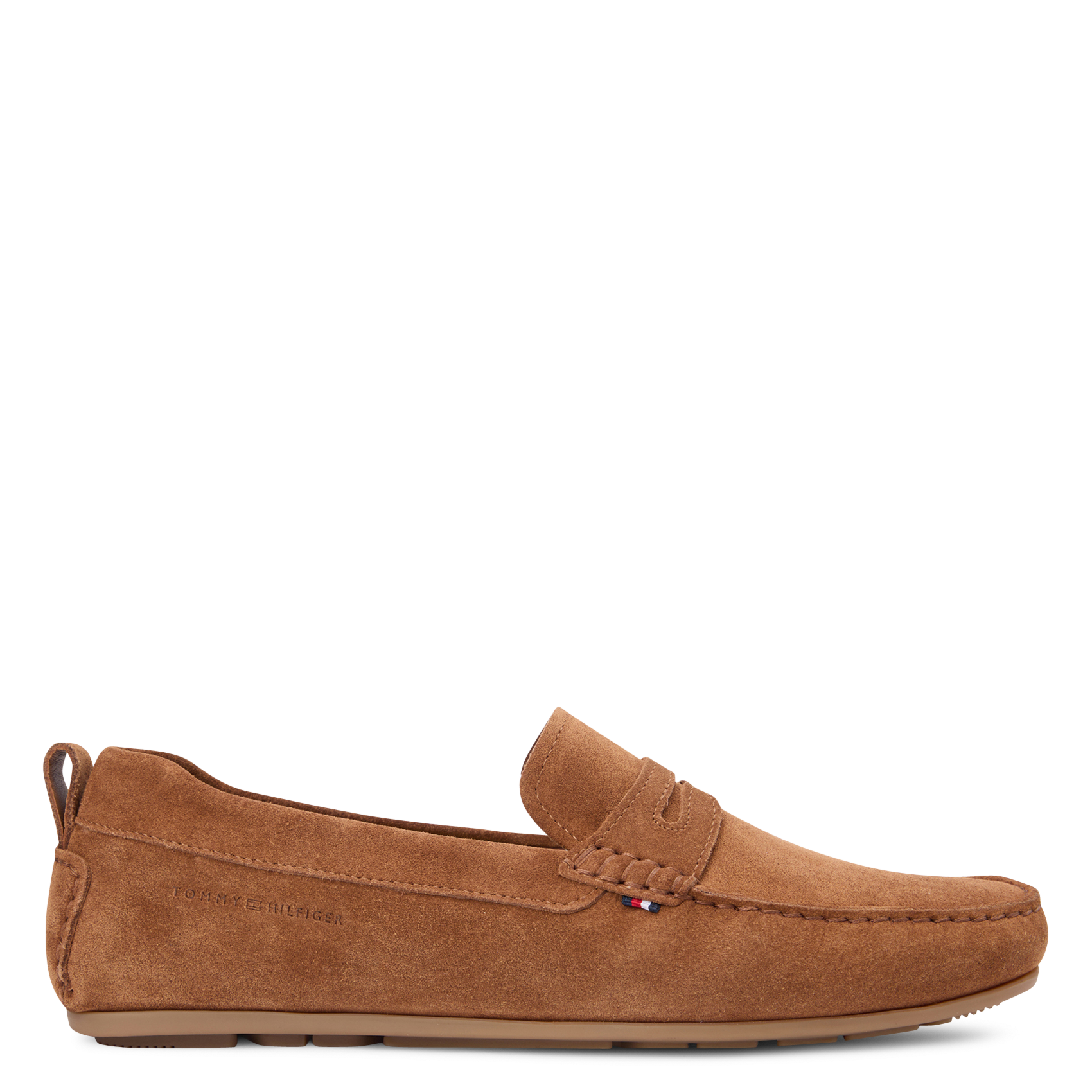 Mocassins en cuir velours TOMMY HILFIGER Brown