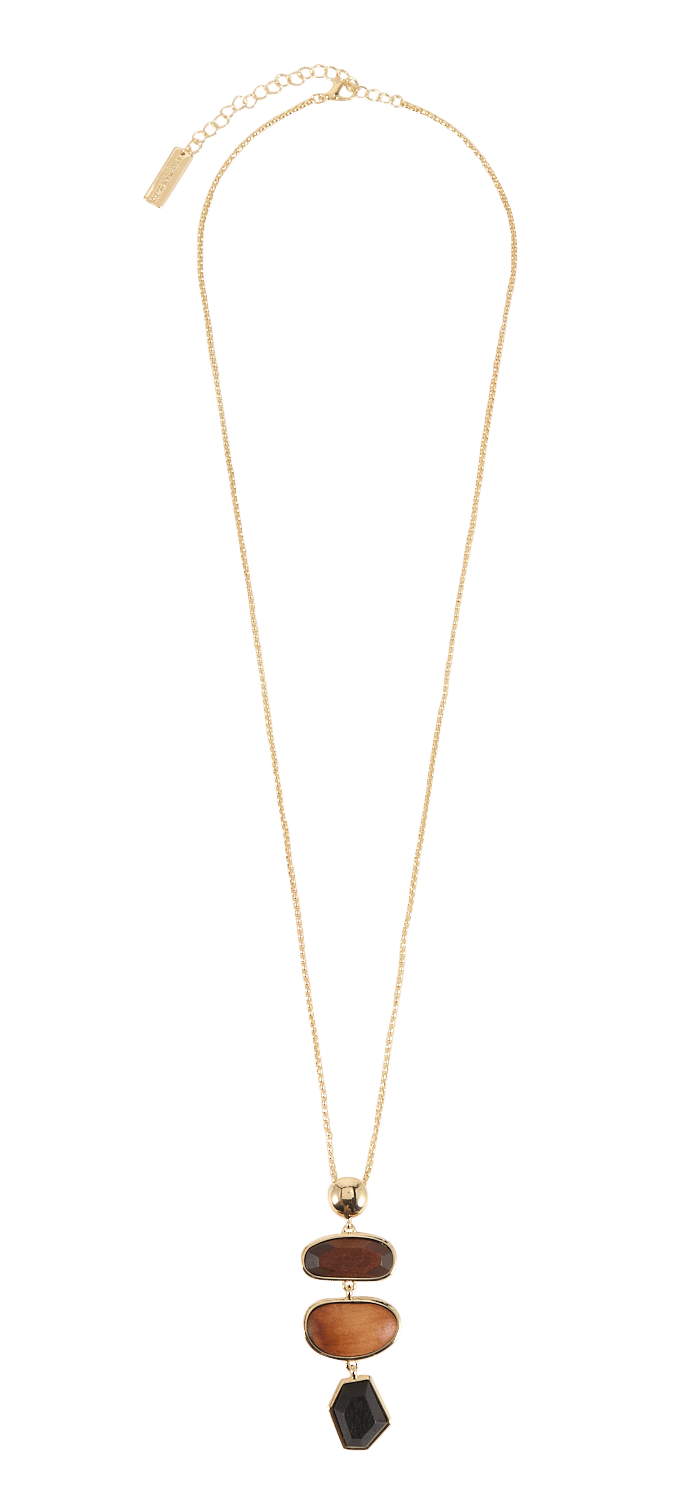 Chain necklace LA FEE MARABOUTEE Brown
