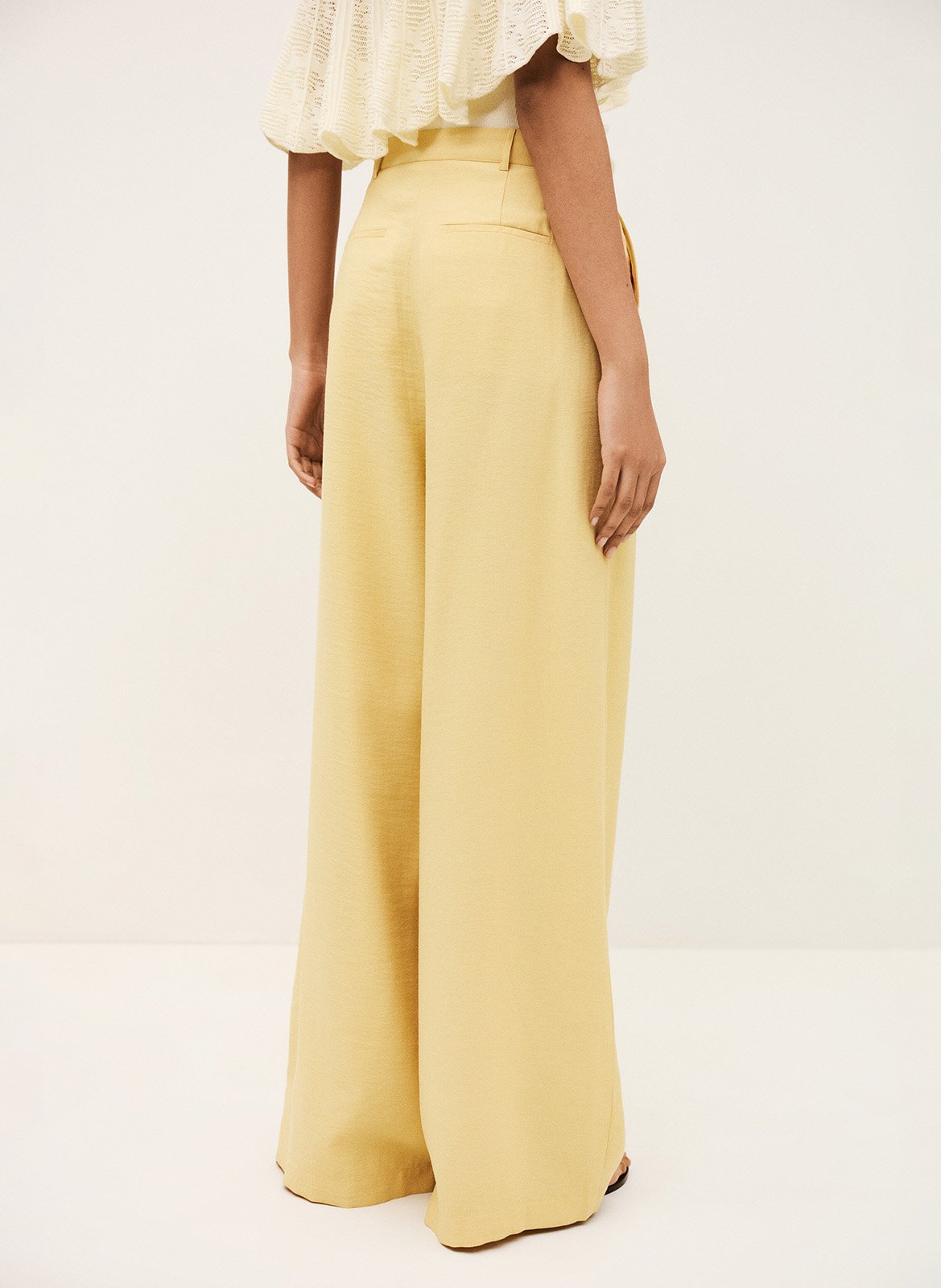 Wide trousers BA&SH Beige