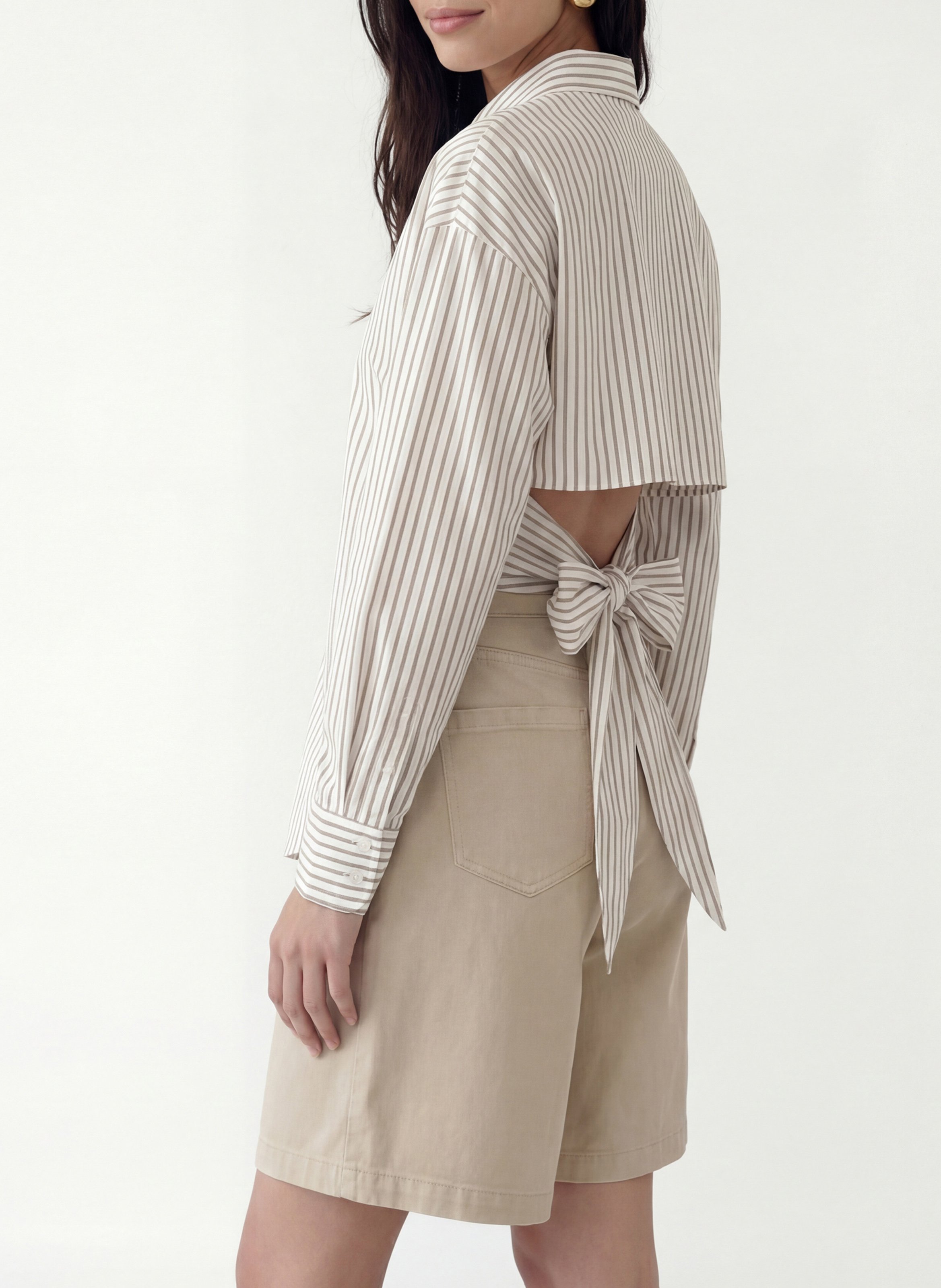 Baumwoll-Bluse KOOKAI Beige