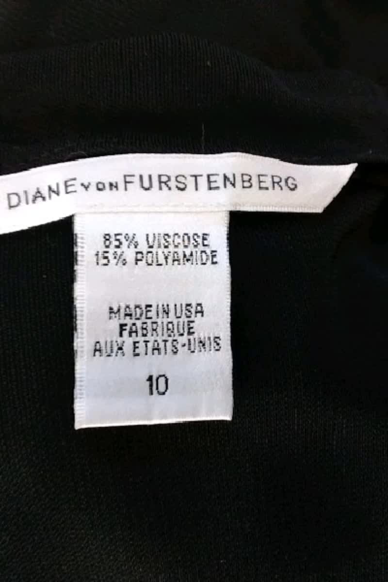 Robe DIANE VON FURSTENBERG - Seconde Main Noir
