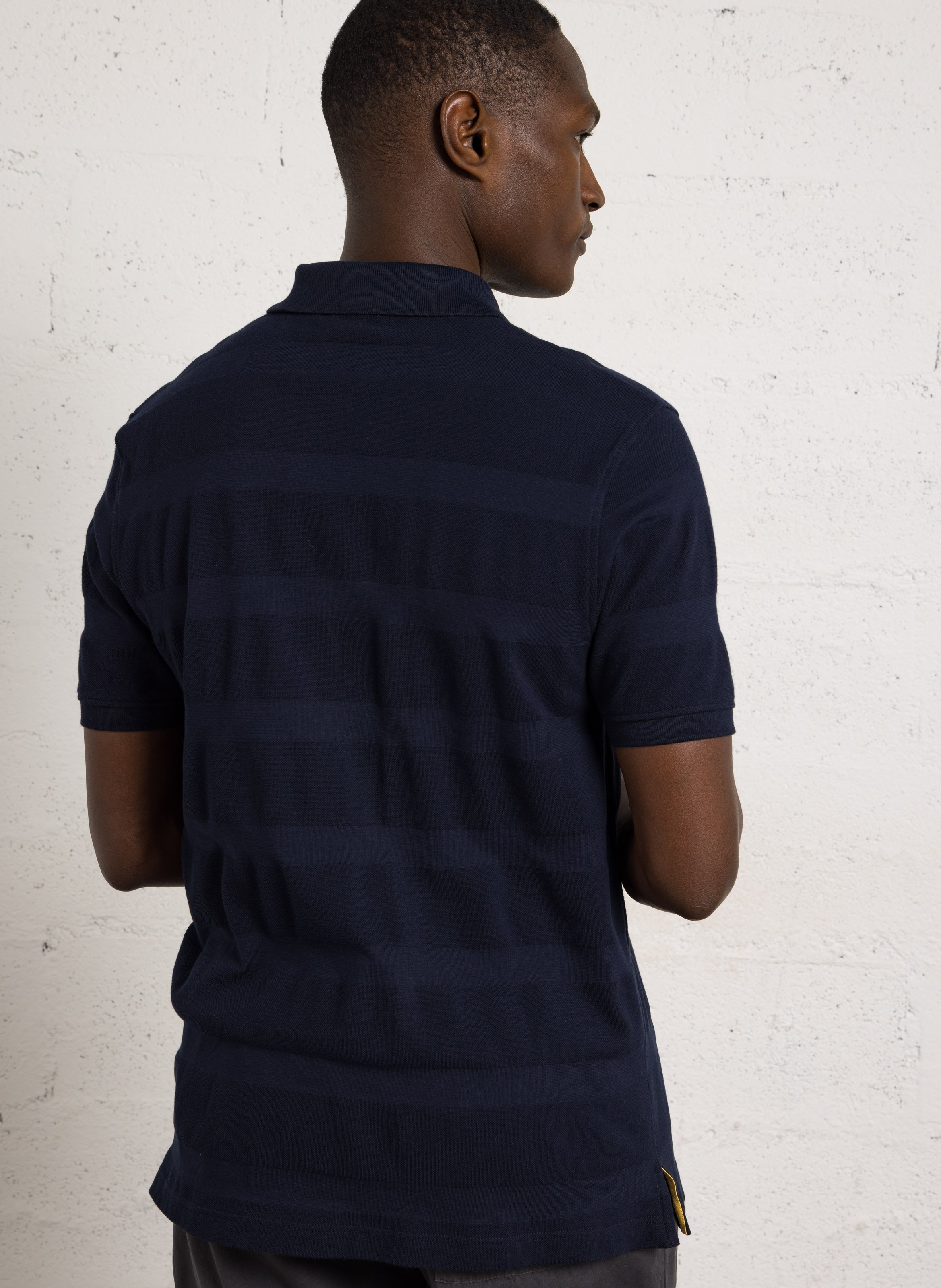 Polo manches courtes en coton ARMOR LUX Bleu