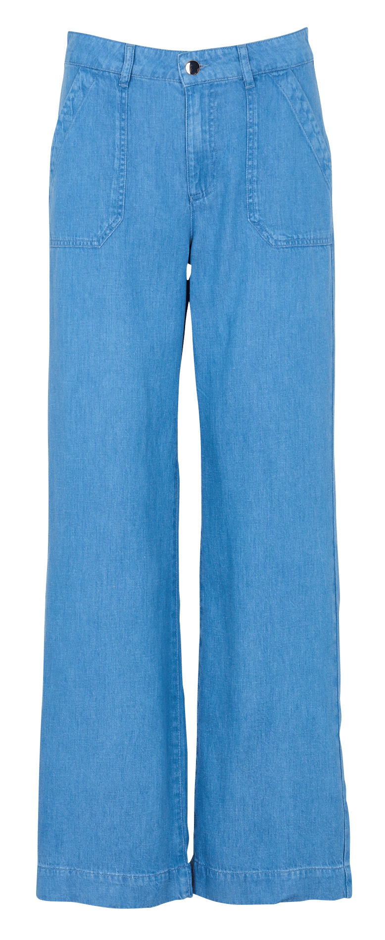 Gekleurde straight-fit jeans met 5 zakken MAISON 123 Blauw