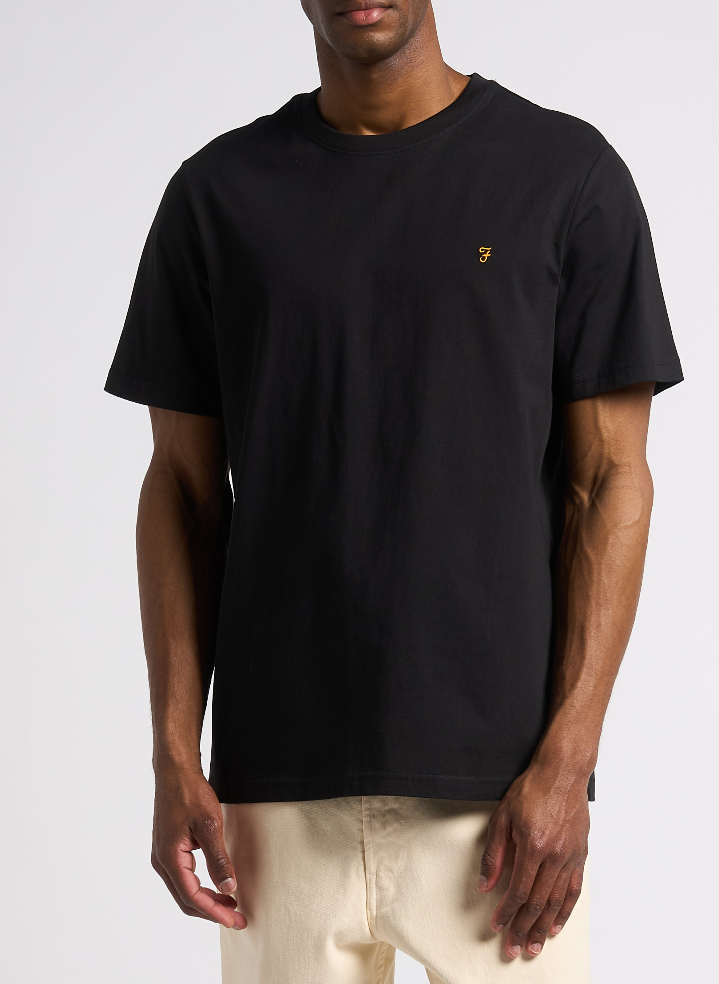 Tee-shirt col rond en coton bio FARAH