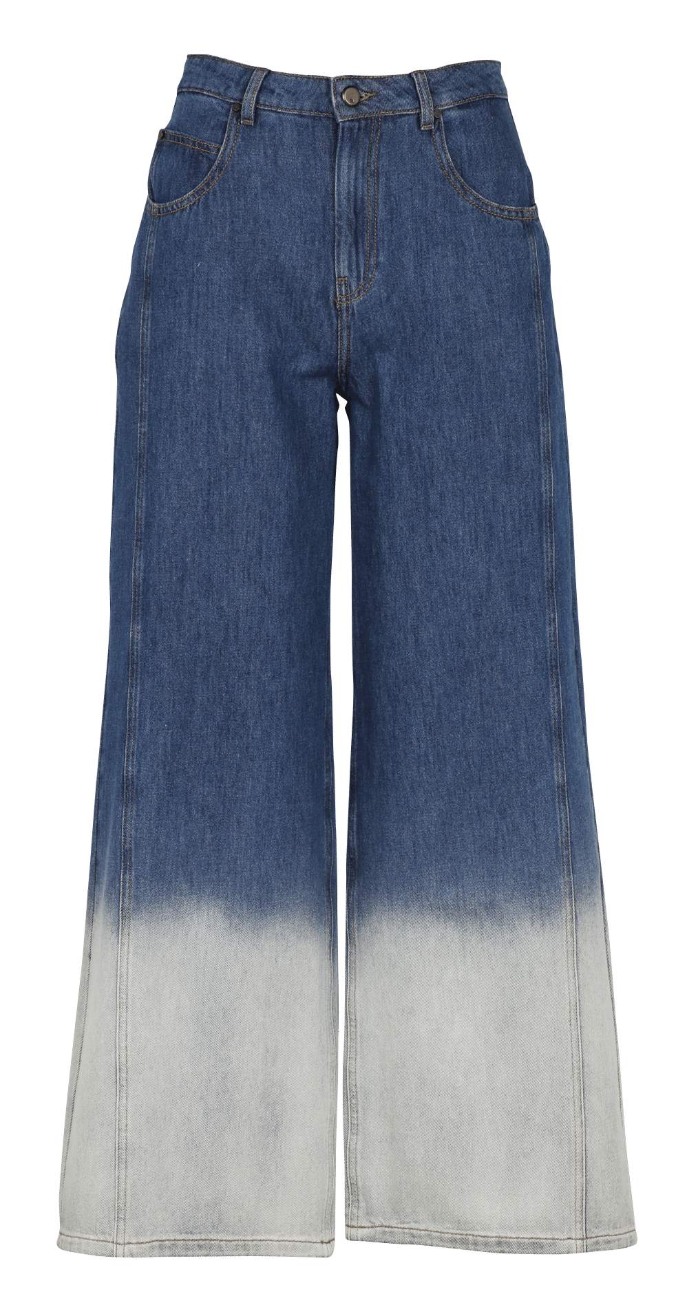 Weit geschnittene Jeans aus Baumwolle COTELAC ACOTE Blau