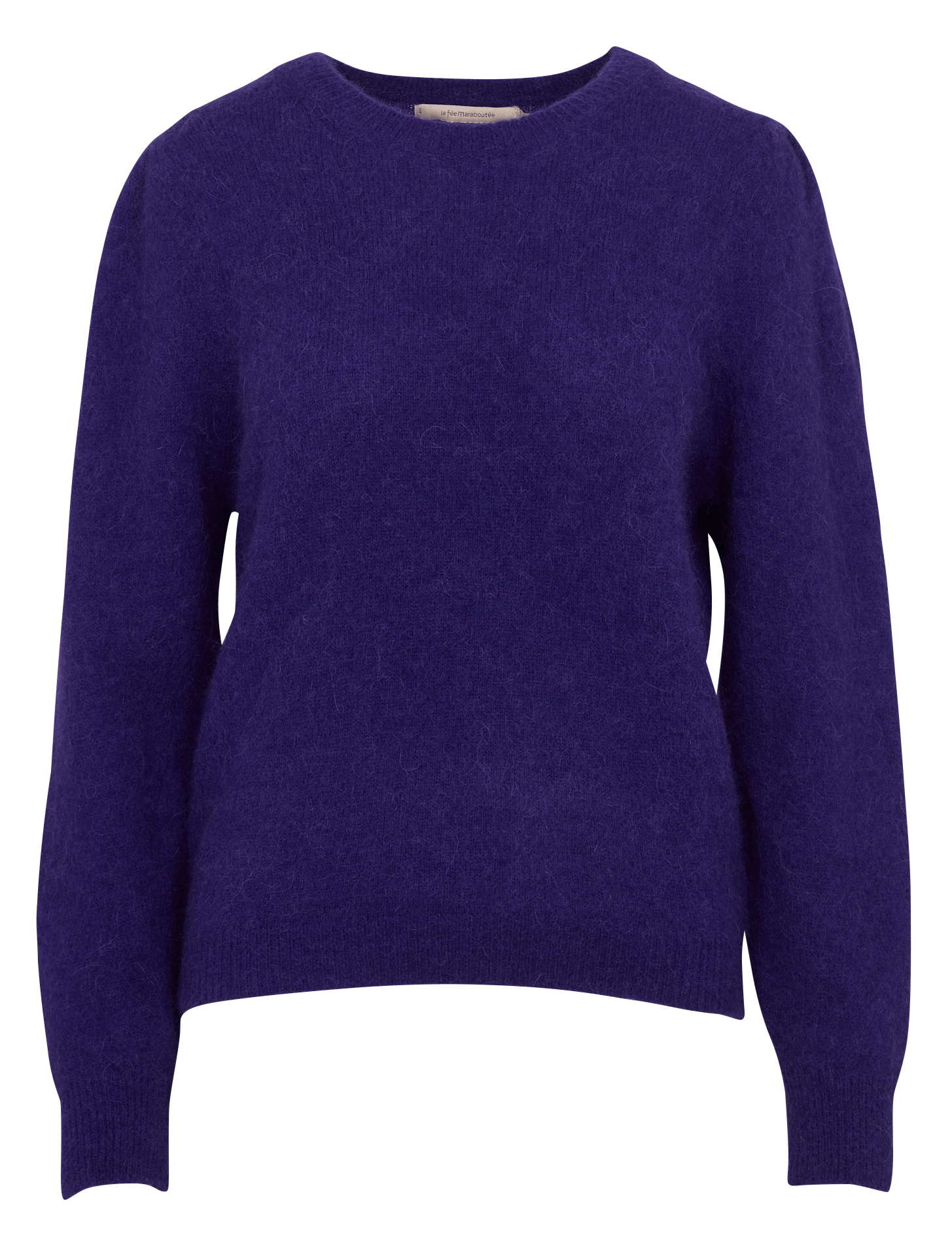 Rundhalspullover aus Alpaka-Mix LA FEE MARABOUTEE Violett