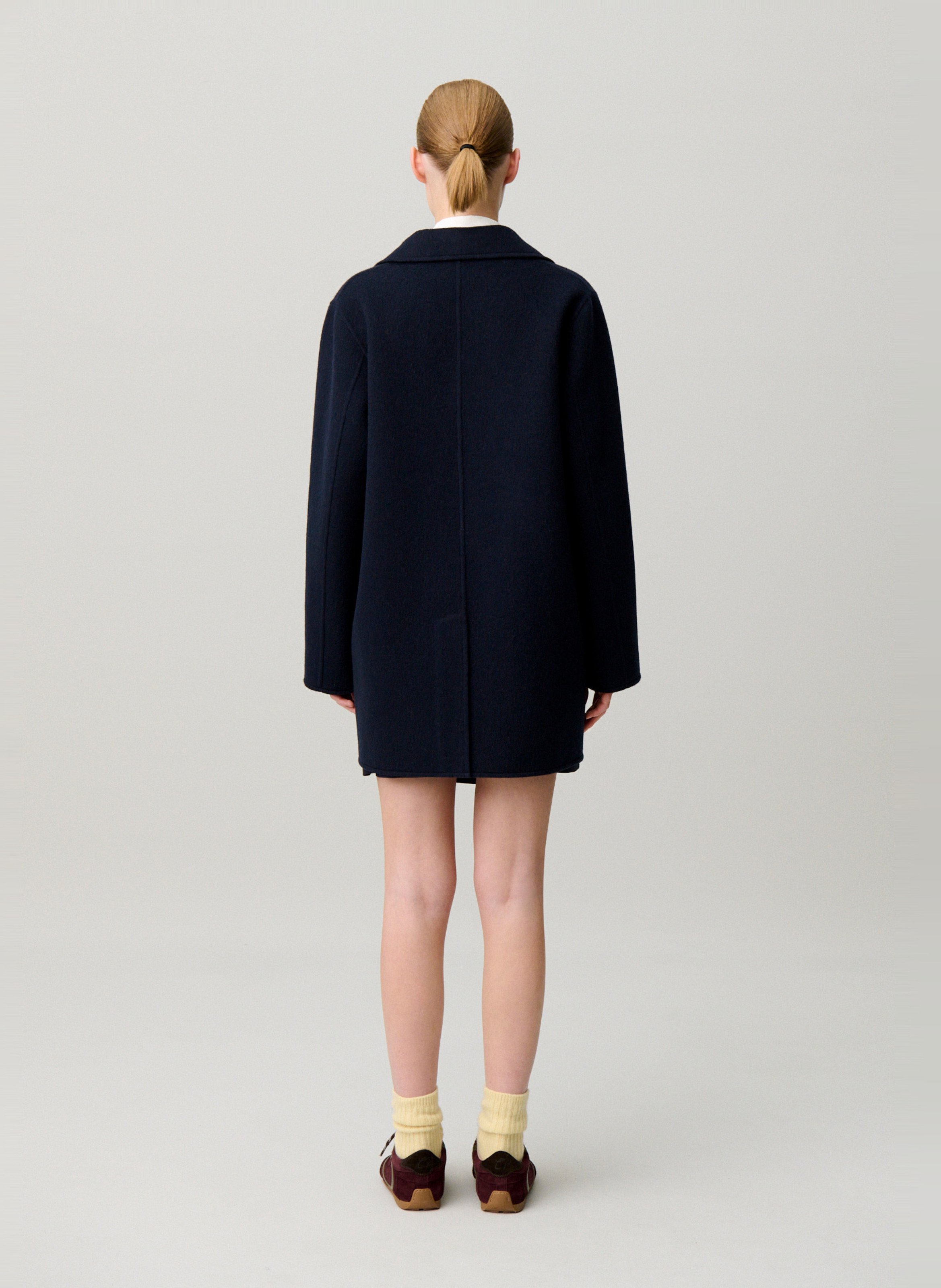 Straight coat CLAUDIE PIERLOT Blue