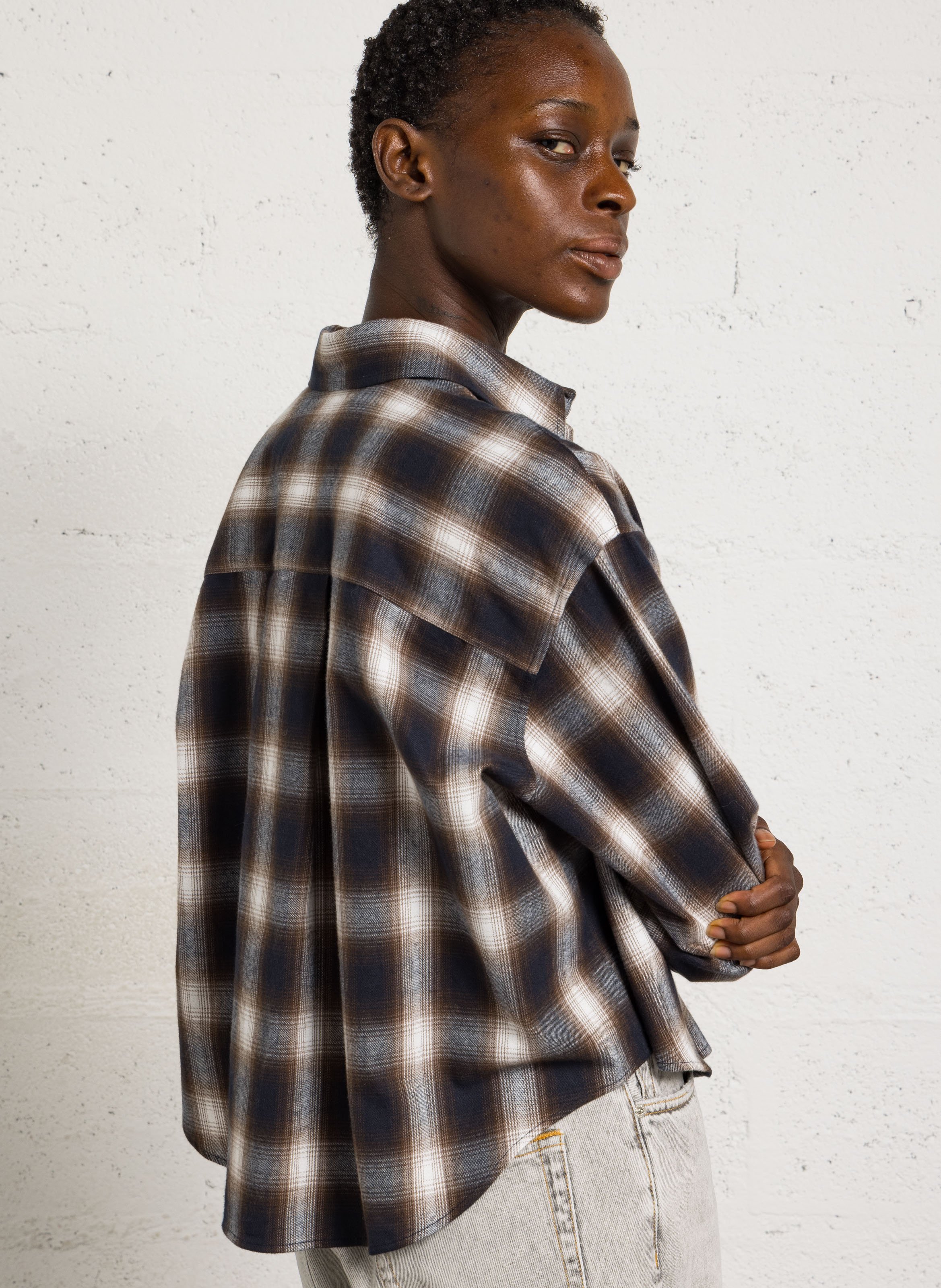 Katoenen oversized overhemd BELLEROSE Groen