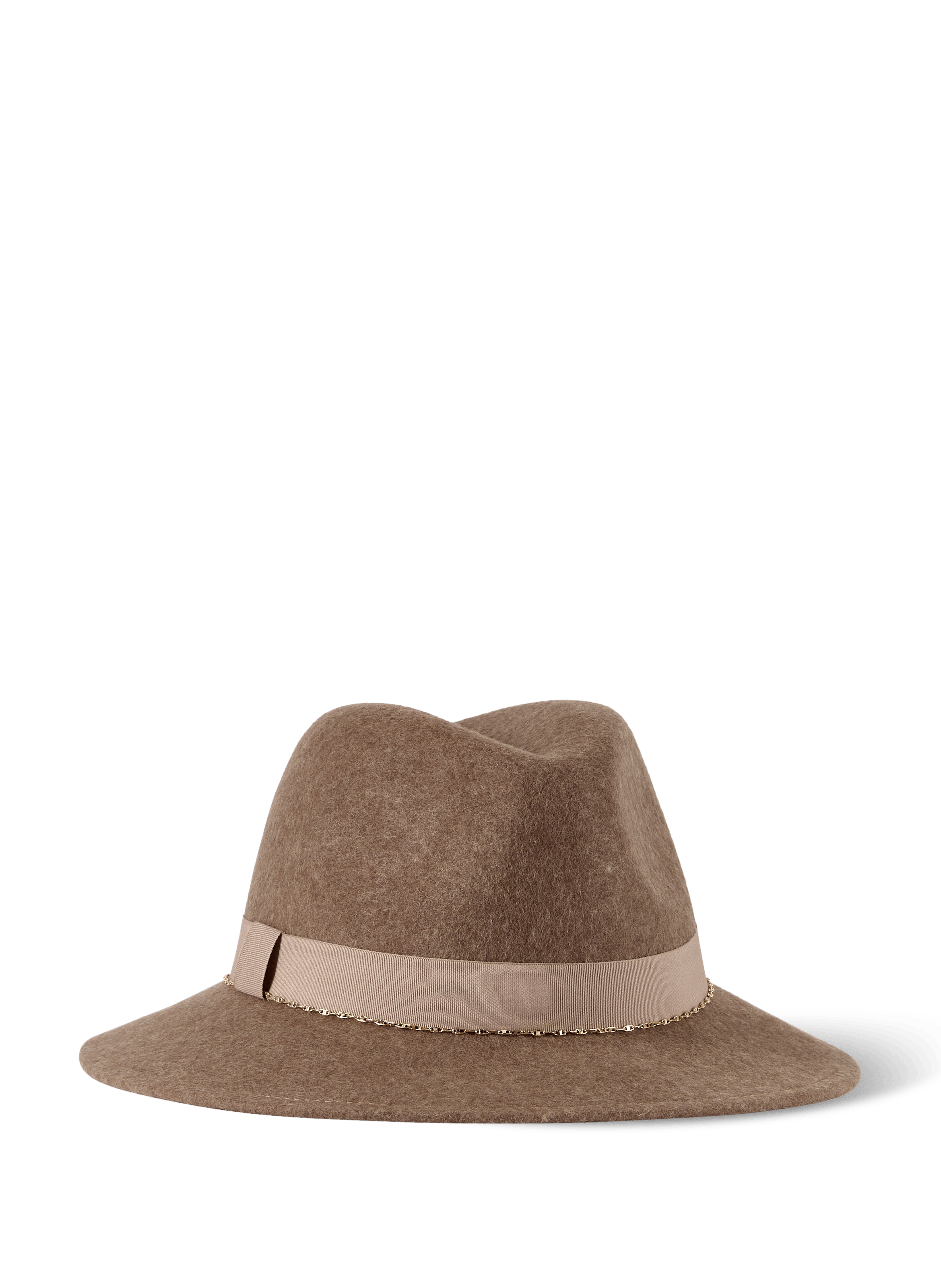 Flecked felt hat AU PRINTEMPS PARIS Brown