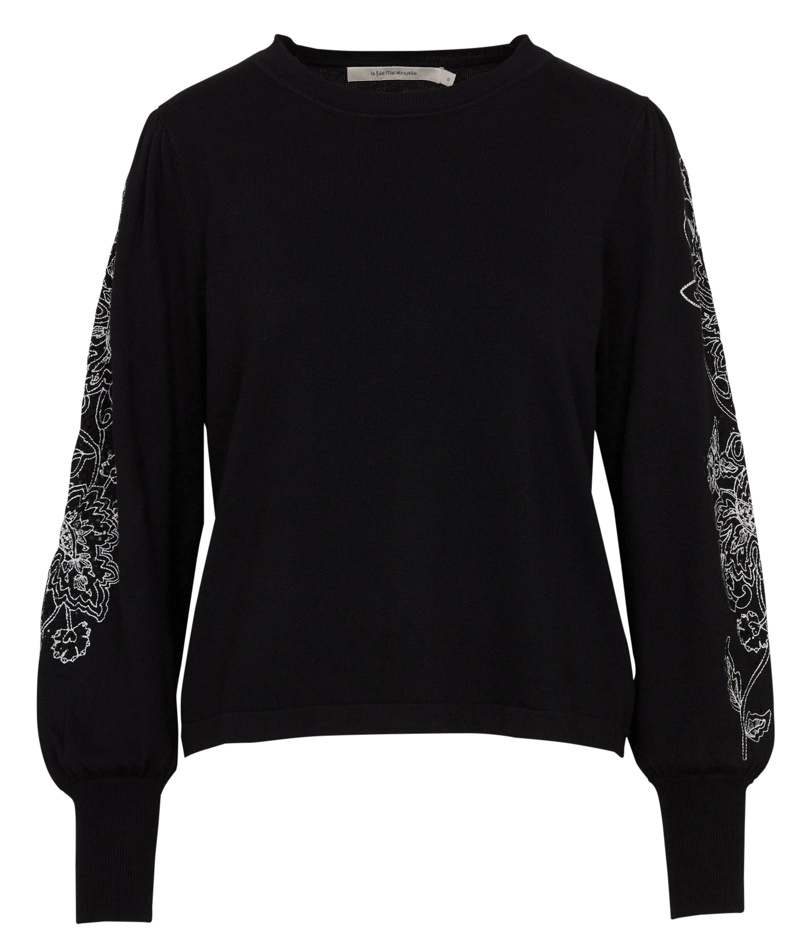 Pull col rond  LA FEE MARABOUTEE