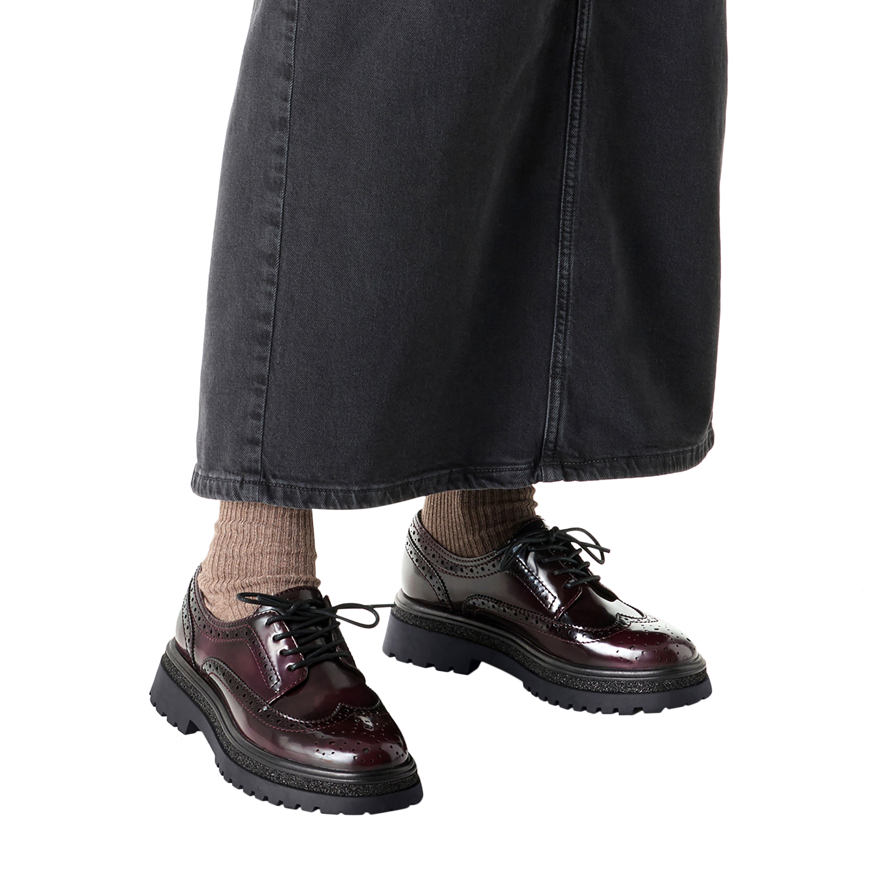 Lace-up Derby shoes TAMARIS Red