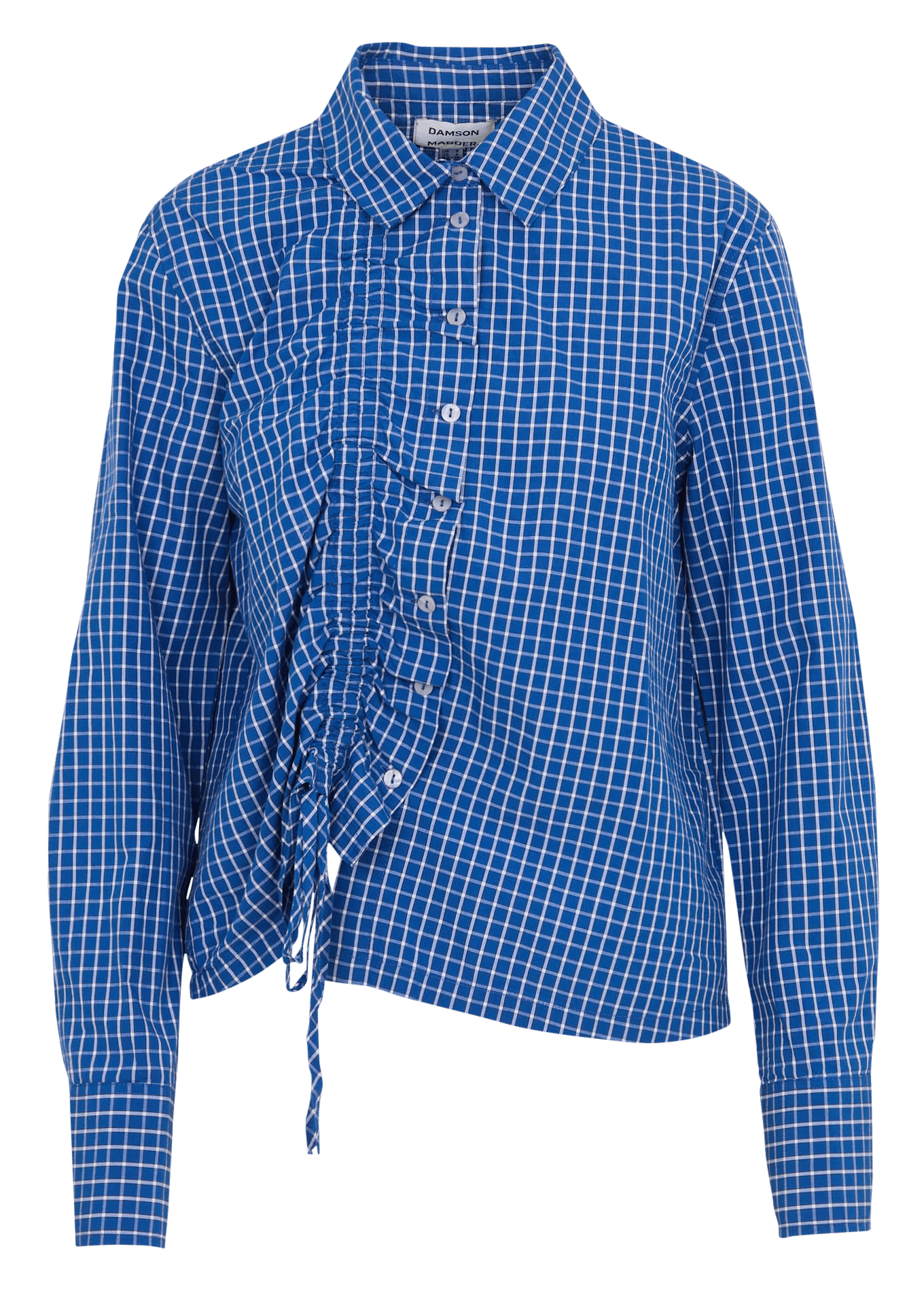 Cotton shirt with classic collar DAMSON MADDER Blue