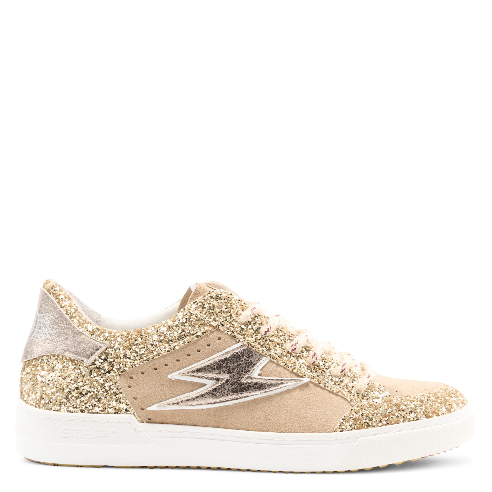 Lage sneakers met pailletten SEMERDJIAN - SMR Goudkleurig