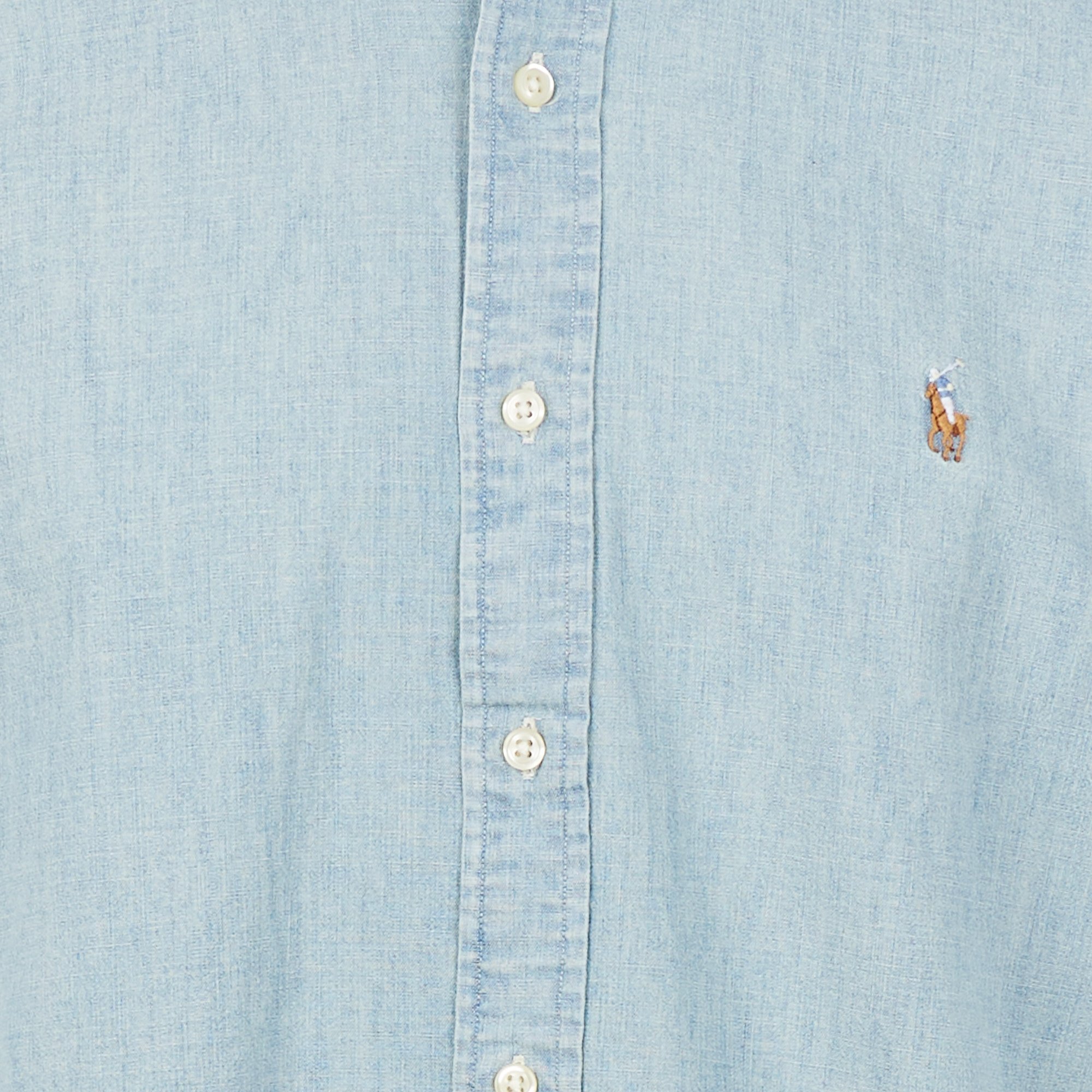Baumwollhemd mit Button-down-Kragen, Regular Fit POLO RALPH LAUREN Blau