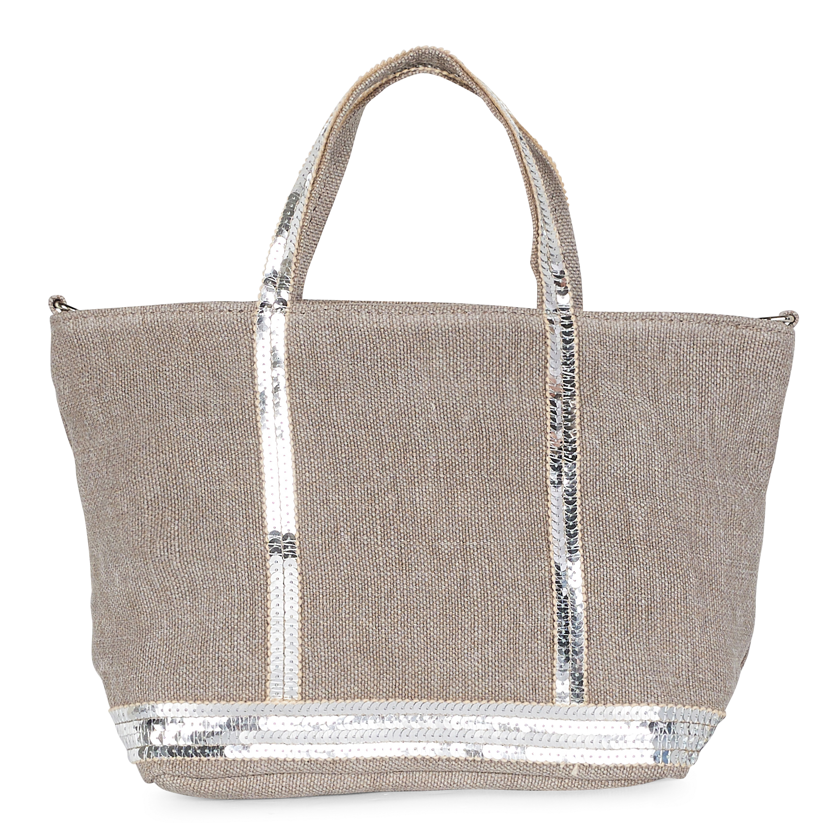 Leinen-Shopper mit Pailletten VANESSA BRUNO