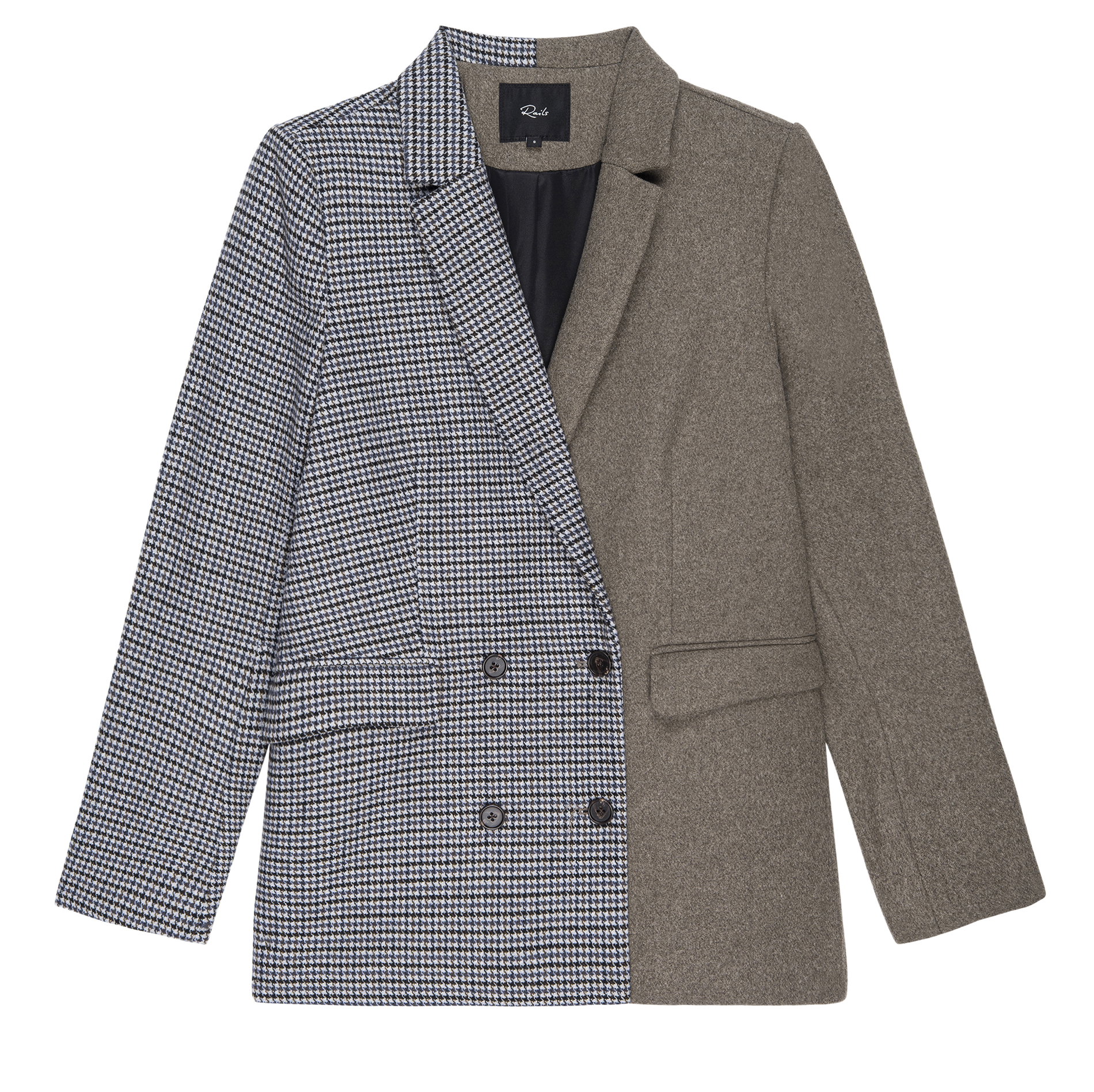 Veste de costume col tailleur Multicolore