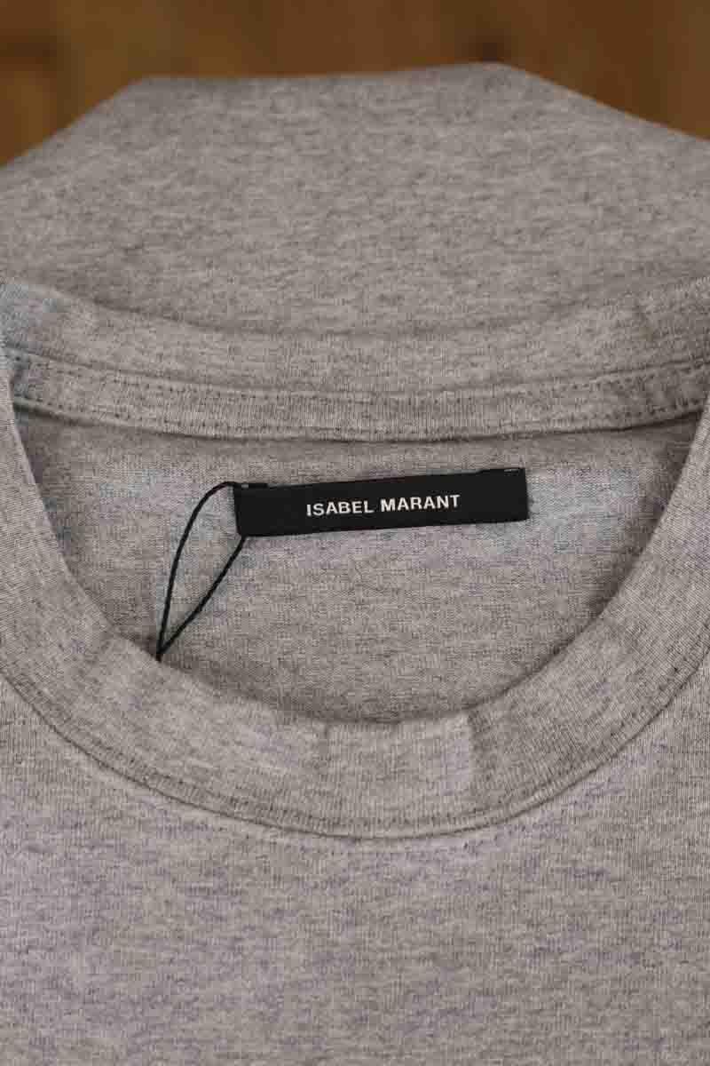 Cotton T-shirt ISABEL MARANT - Seconde Main Grey