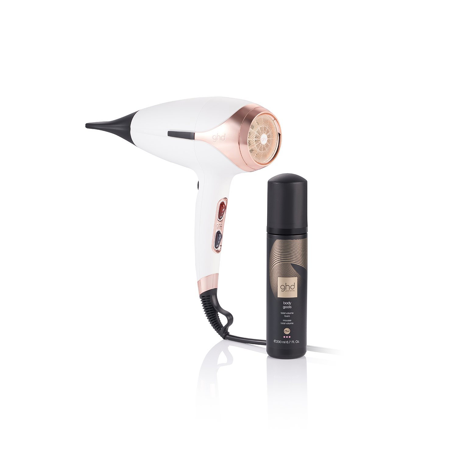 Helios hair dryer GHD Blanc
