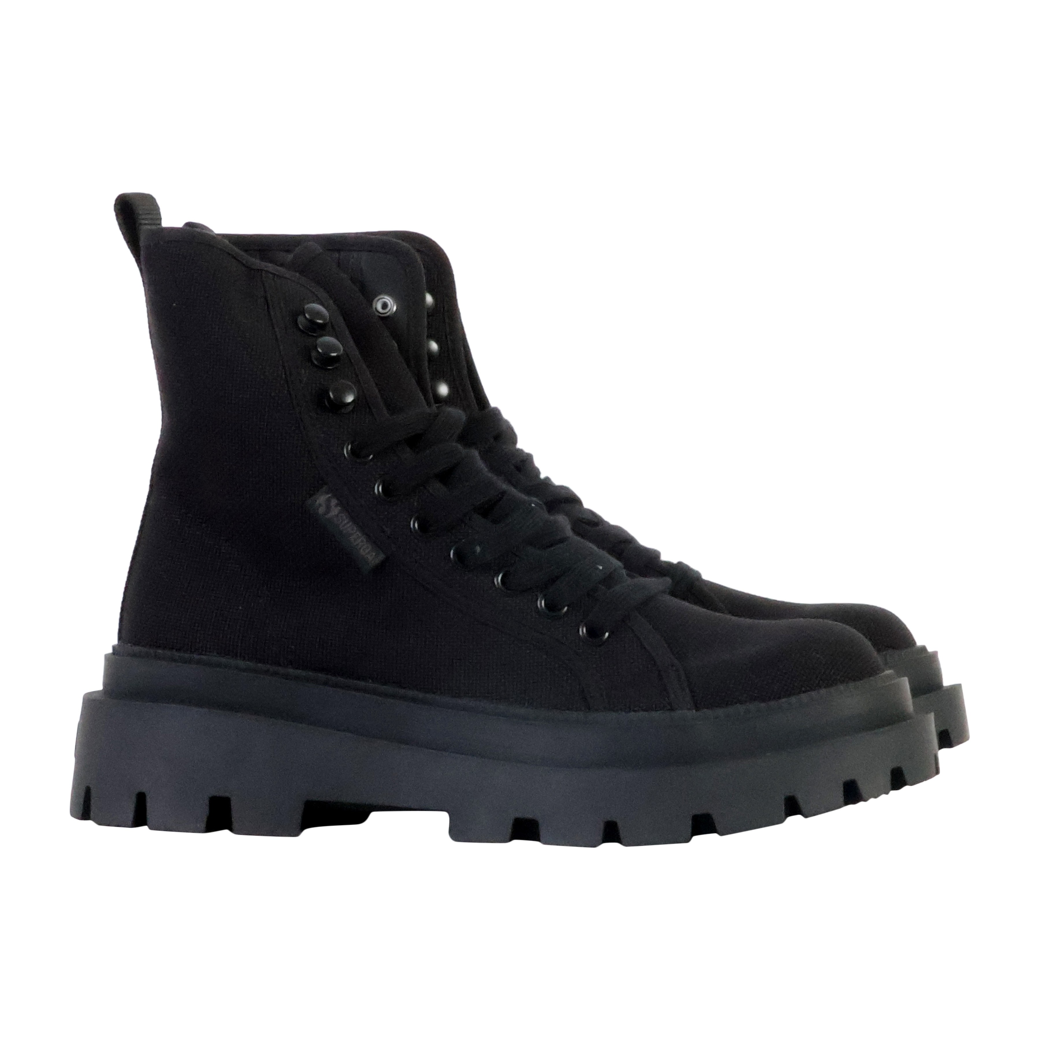 Superga Alpina Apex High Lace-Up Bootie SUPERGA Black