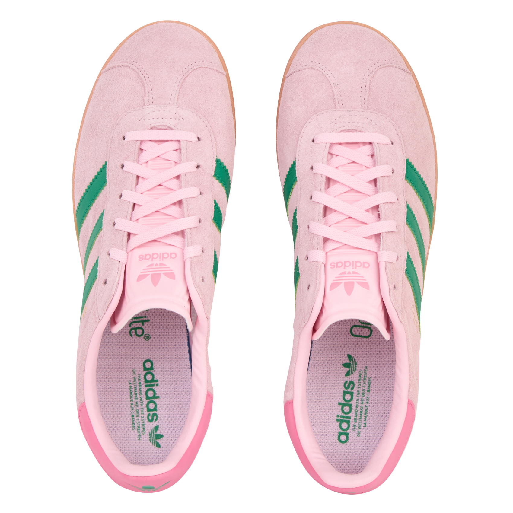 Baskets basses en cuir  ADIDAS Rose