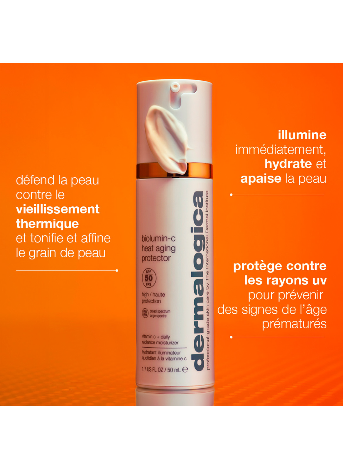 Biolumin-C Heat Aging Protector SPF50 DERMALOGICA No color