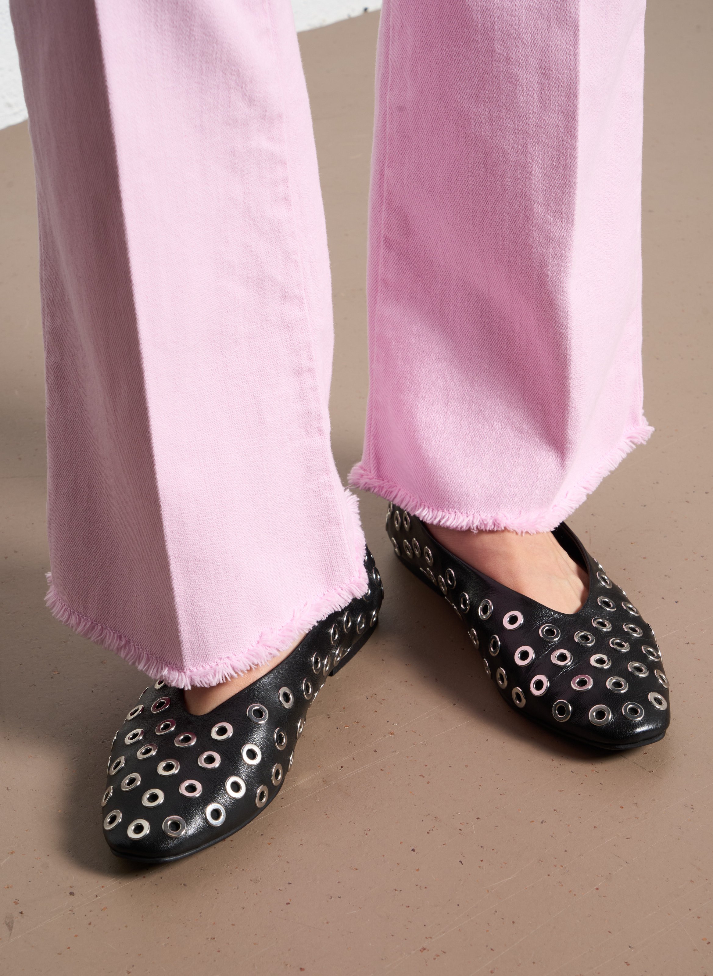 Ballerinas - Leder BERENICE Schwarz