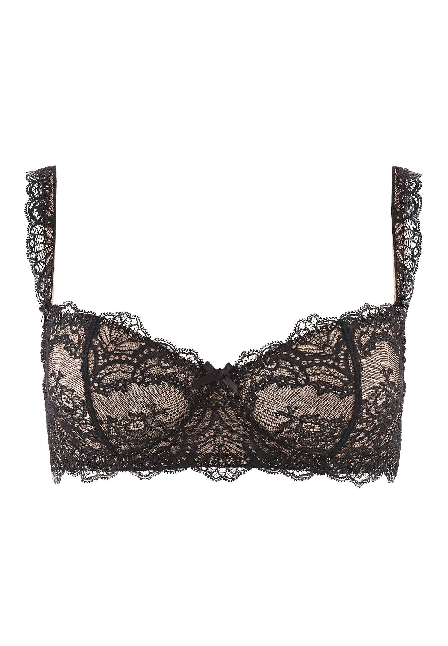 A Fleur De Toi demi-cup bra AUBADE Black