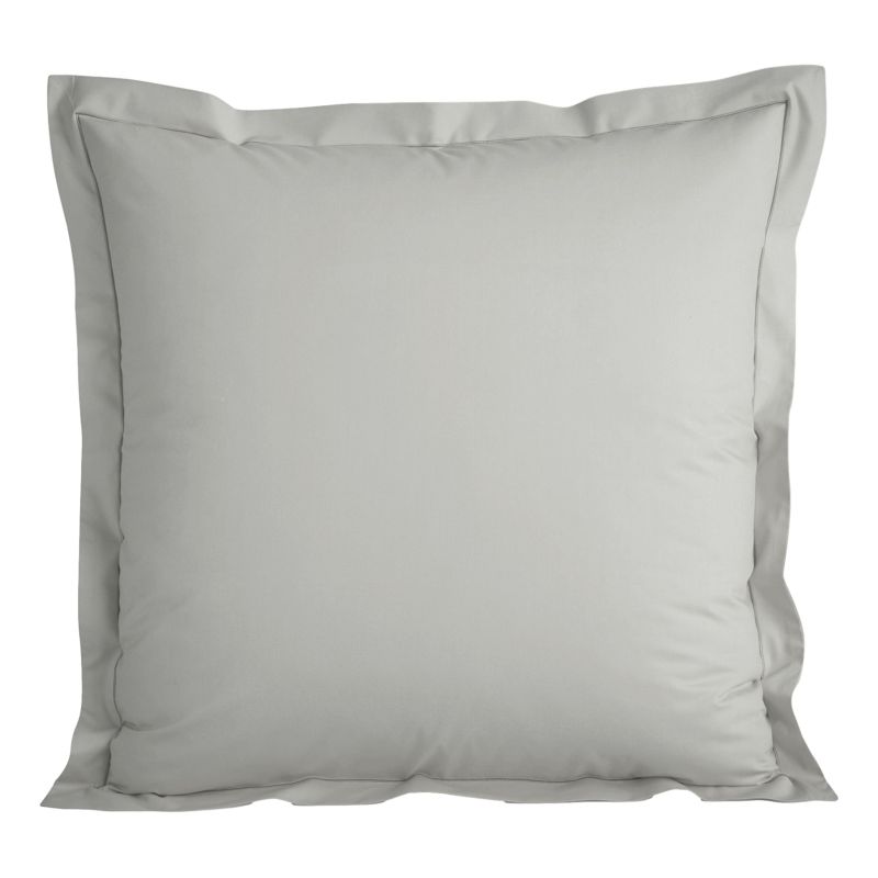 Parure de draps percale de coton peigné "julian" 3 pièces pour lit 1 place coton pur COTON PUR Gris