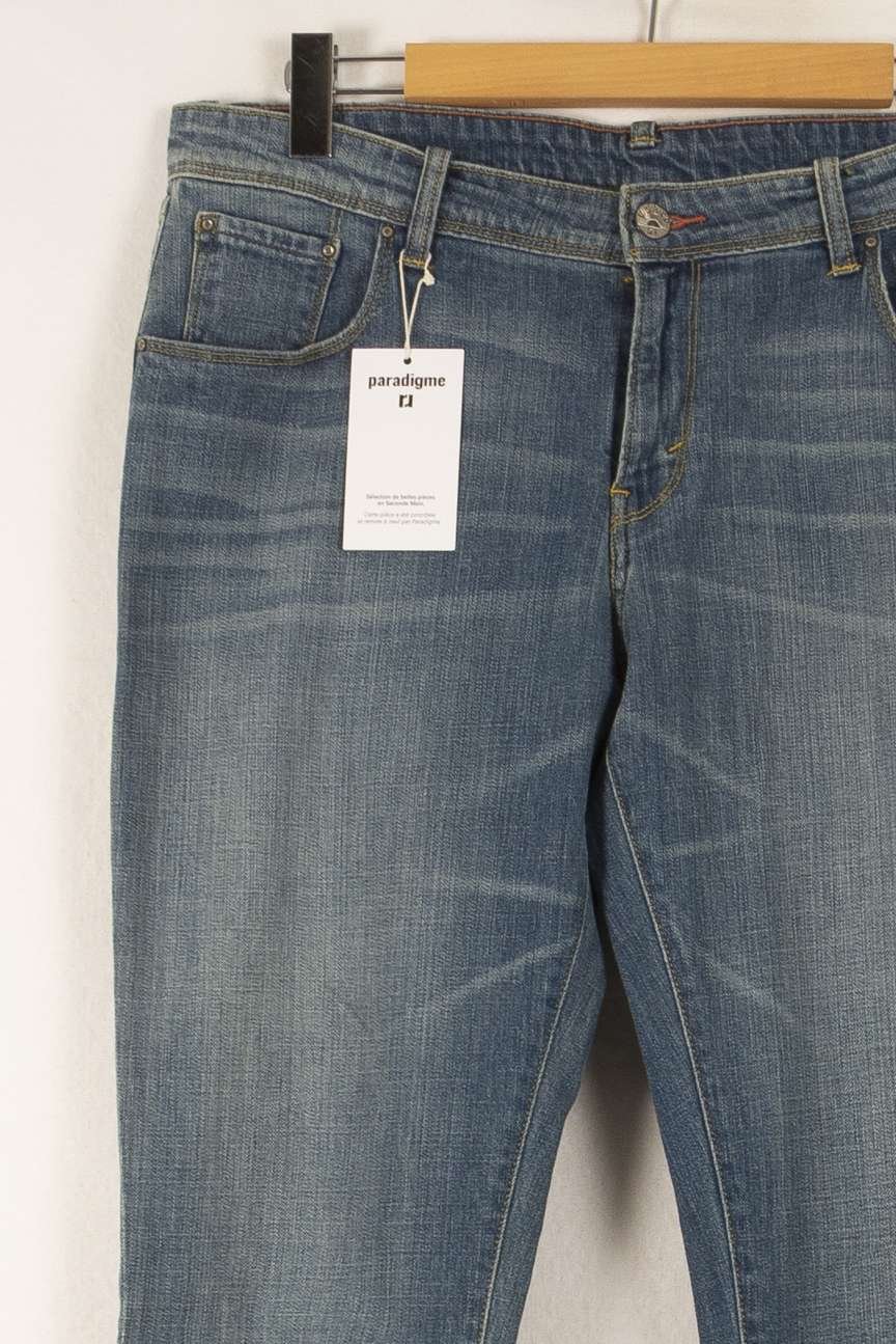 Cropped slim jeans with studs LEVI'S - Seconde main Blue