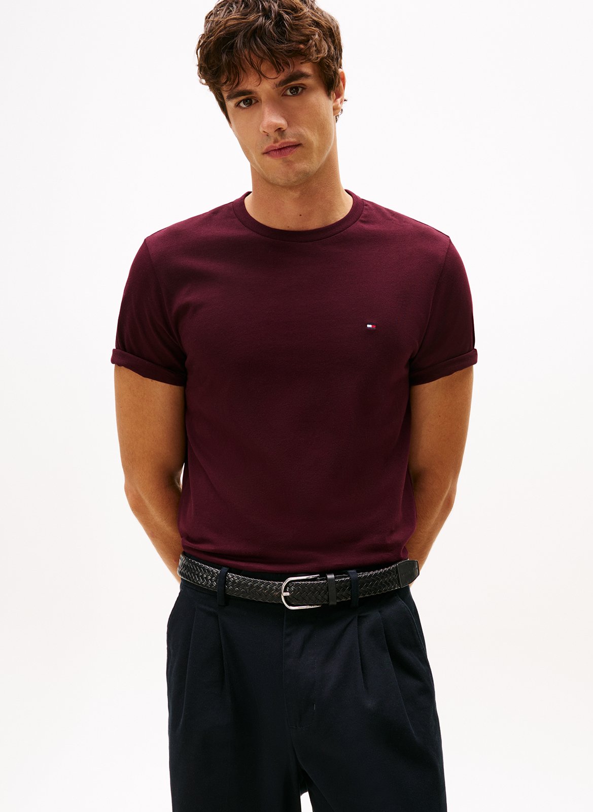 Round-neck cotton T-shirt TOMMY HILFIGER
