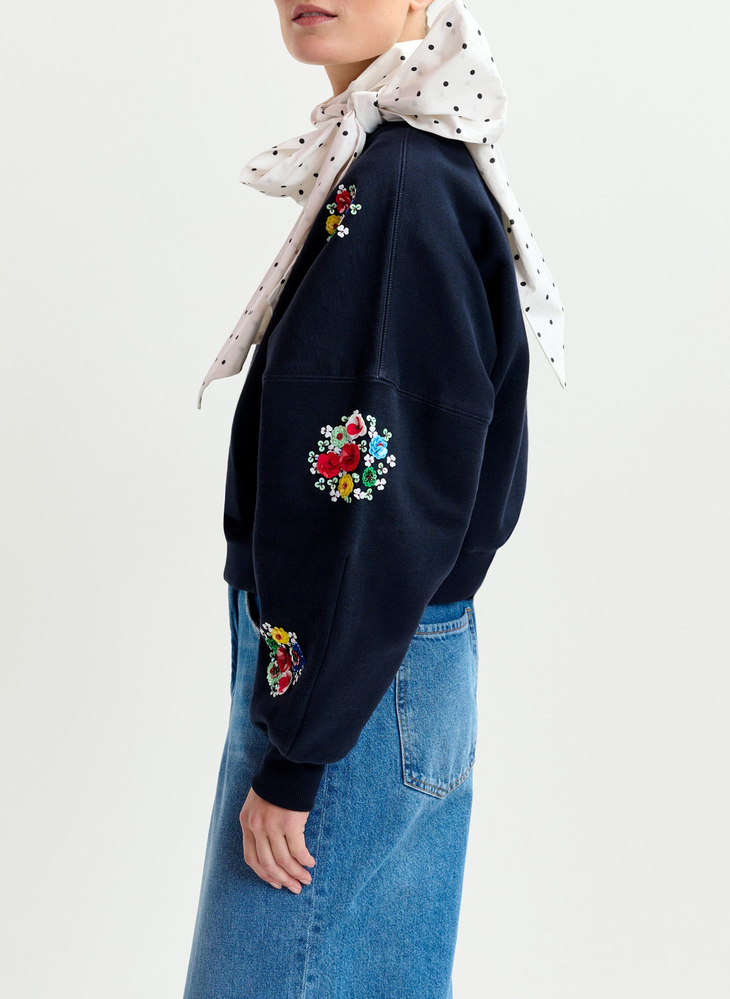 Sweat col rond en coton ESSENTIEL ANTWERP Bleu