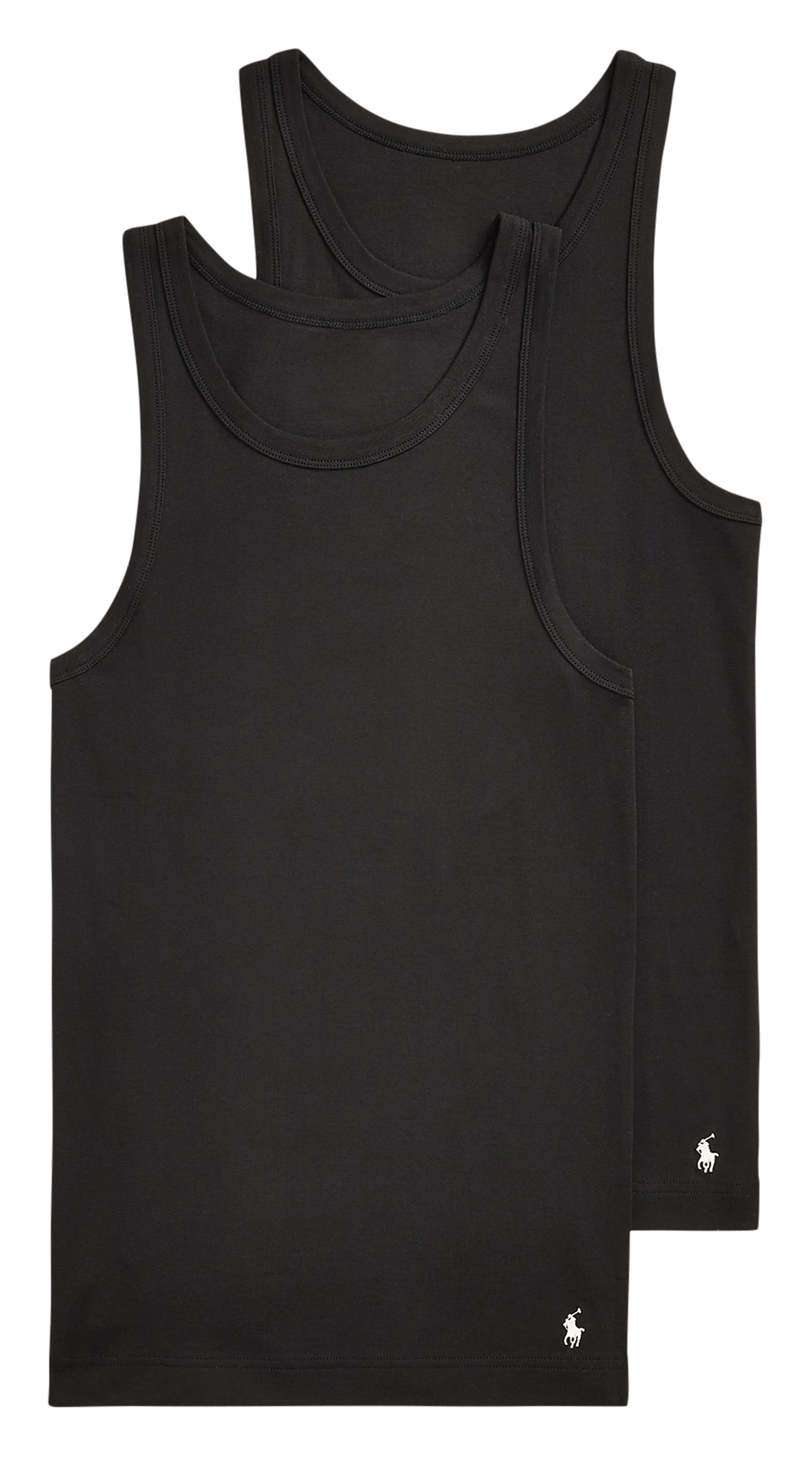 Pack 2 tank tops en coton POLO RALPH LAUREN Noir