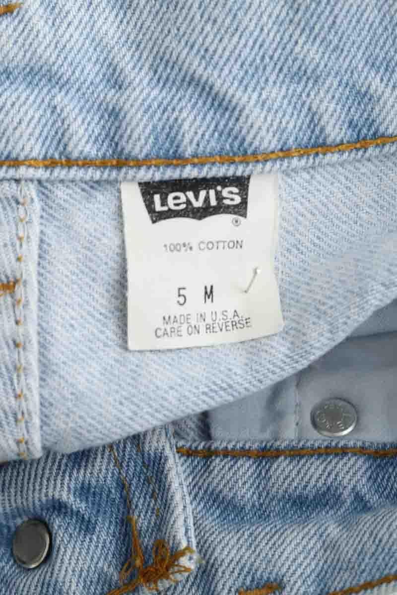 Cotton skinny jeans LEVI'S - Seconde main Blue