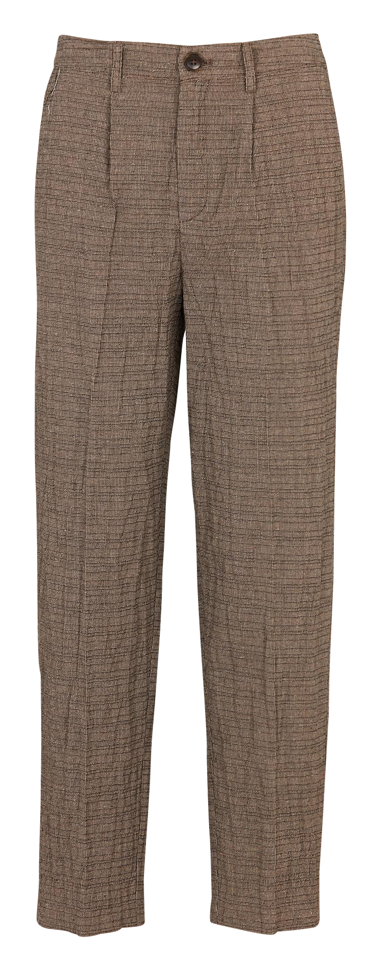 Pantalon ajusté à motifs MKT Marron