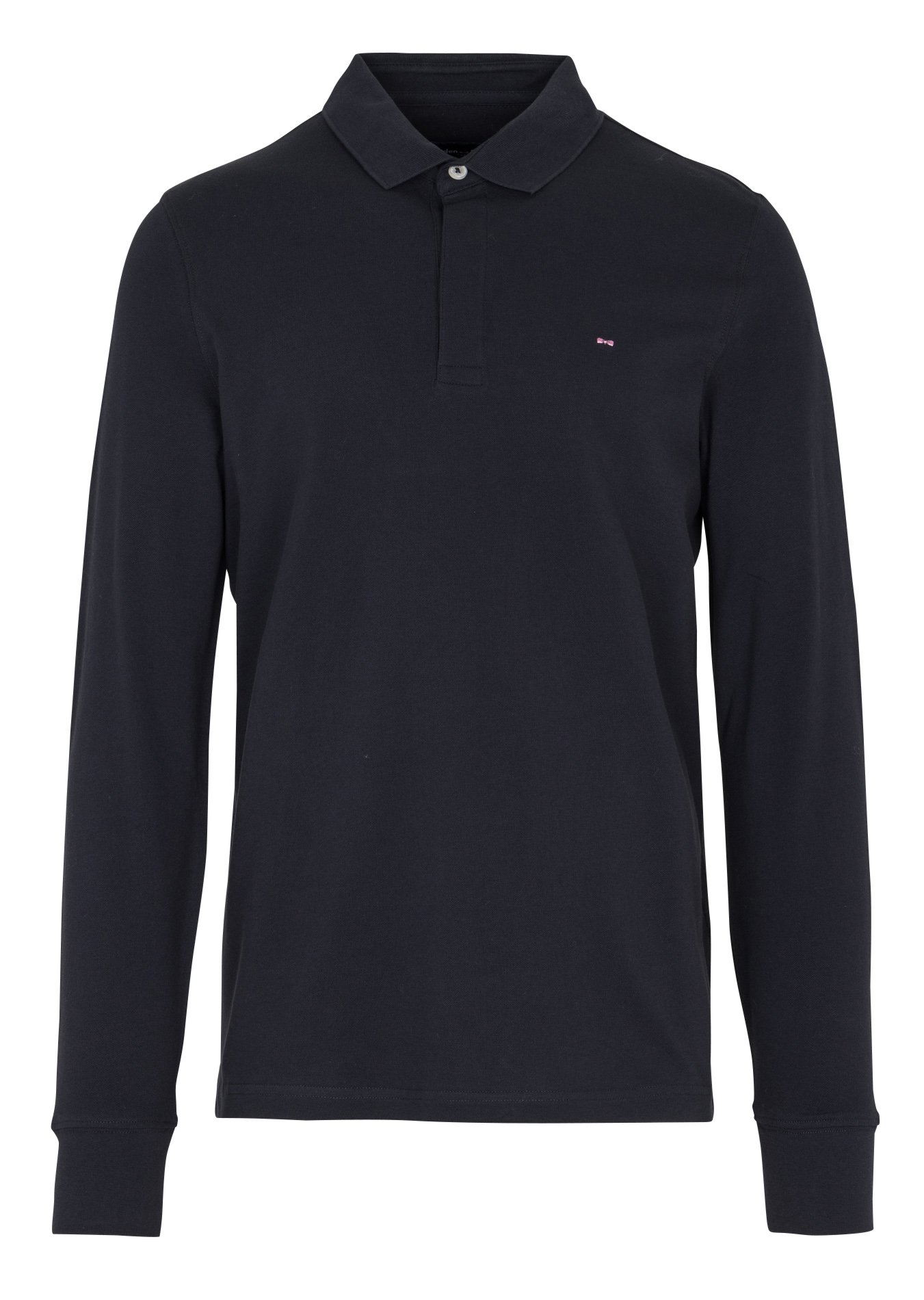 Polo droit en coton mélangé EDEN PARK Bleu