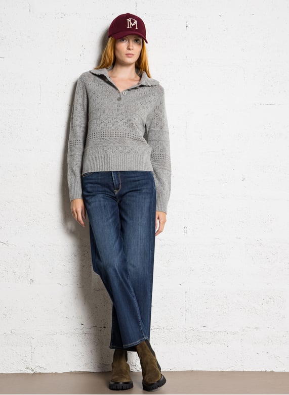 Boots à enfiler en cuir velours uni - Look 3