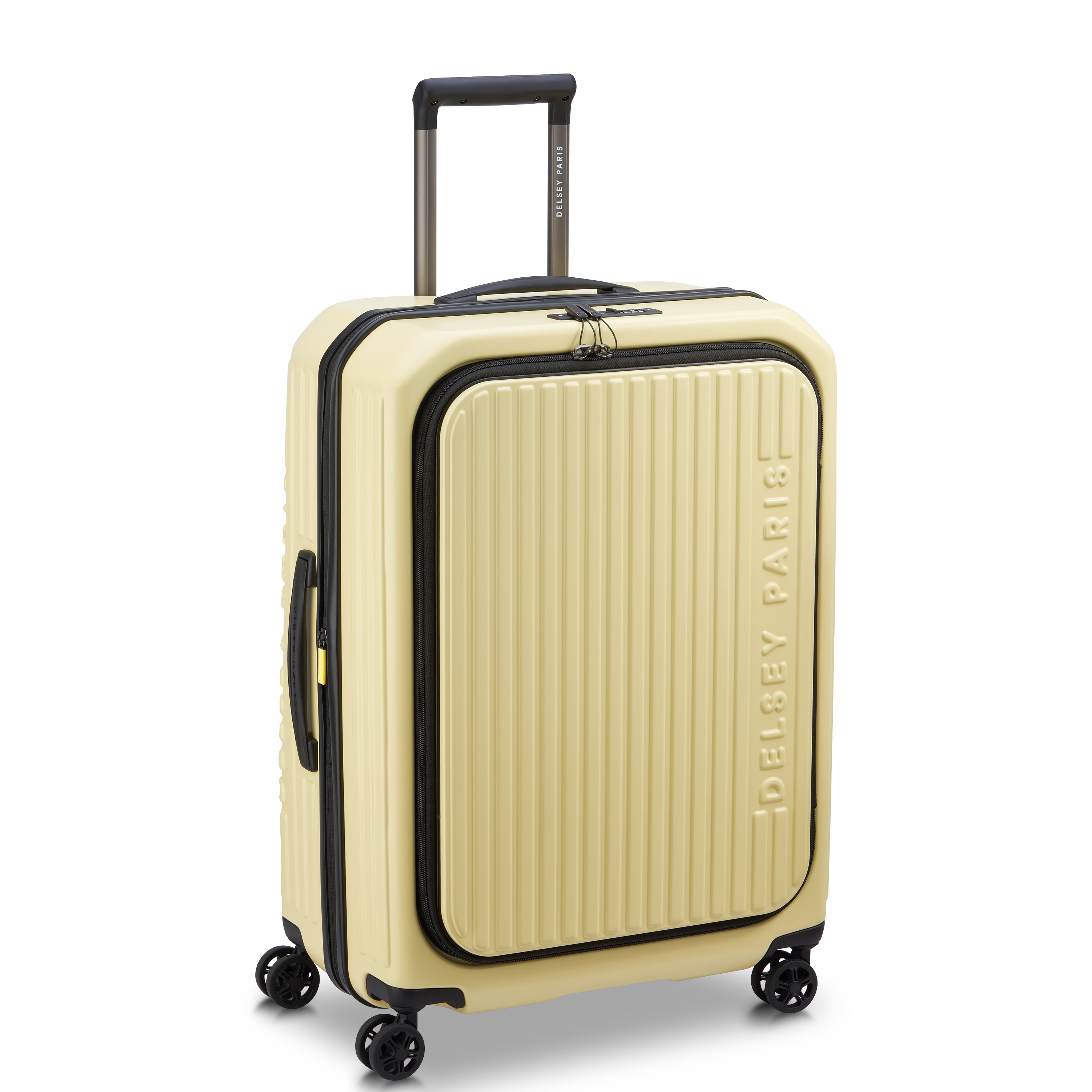 Rigid hold suitcase DELSEY PARIS Yellow