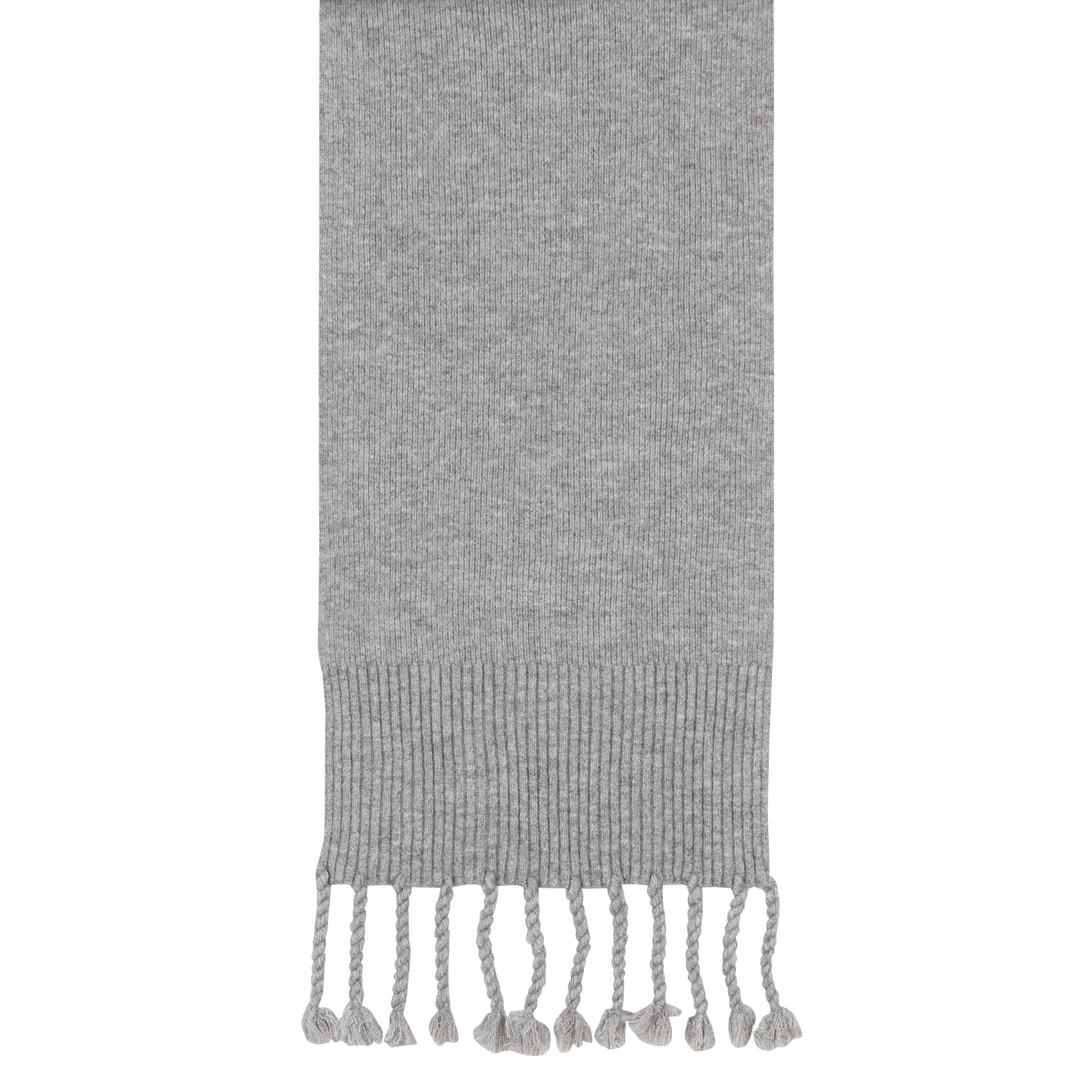 Echarpe en maille côtelée IKKS Gris