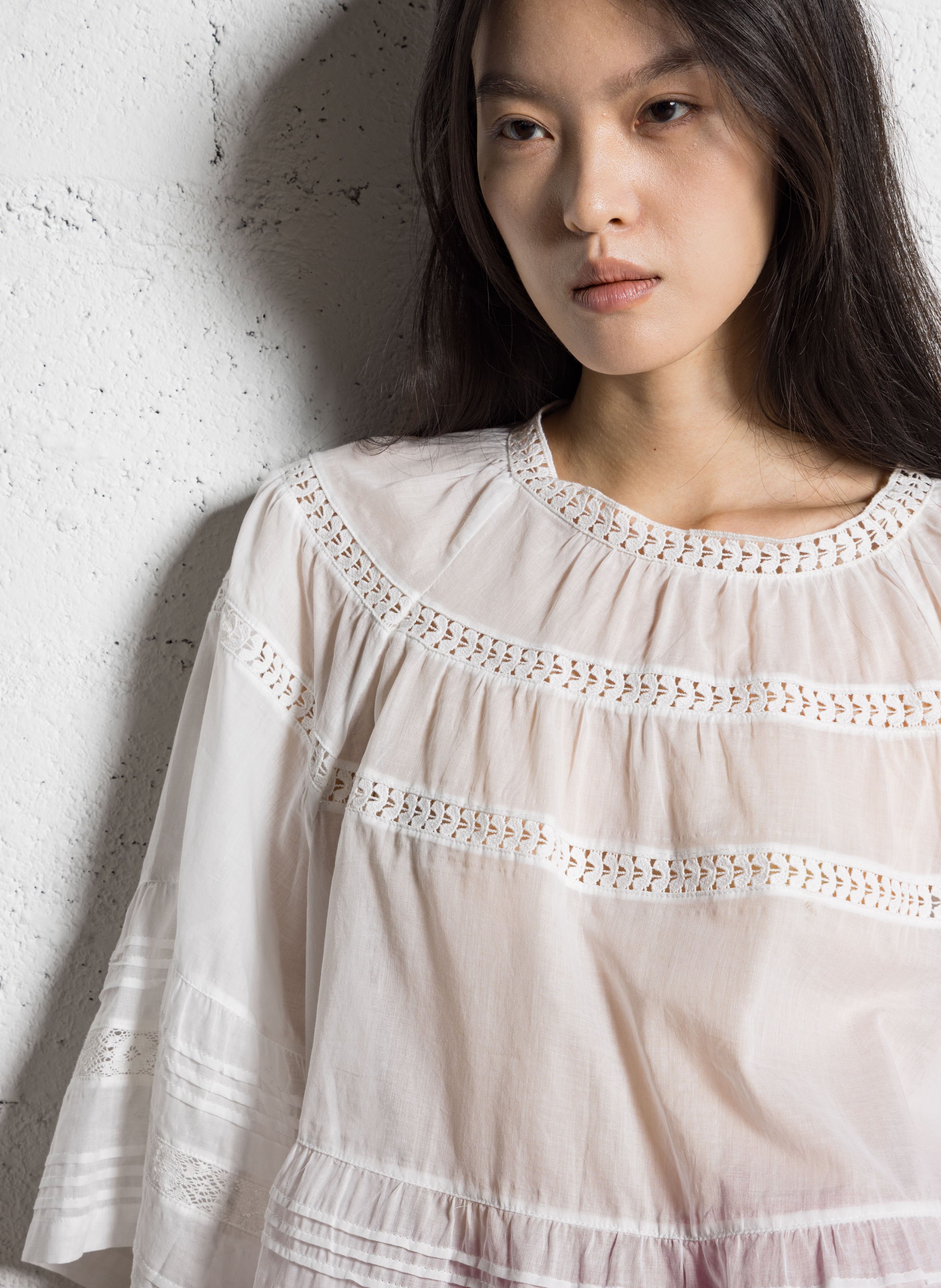 Weites Baumwoll-T-Shirt JC SOPHIE Weiss