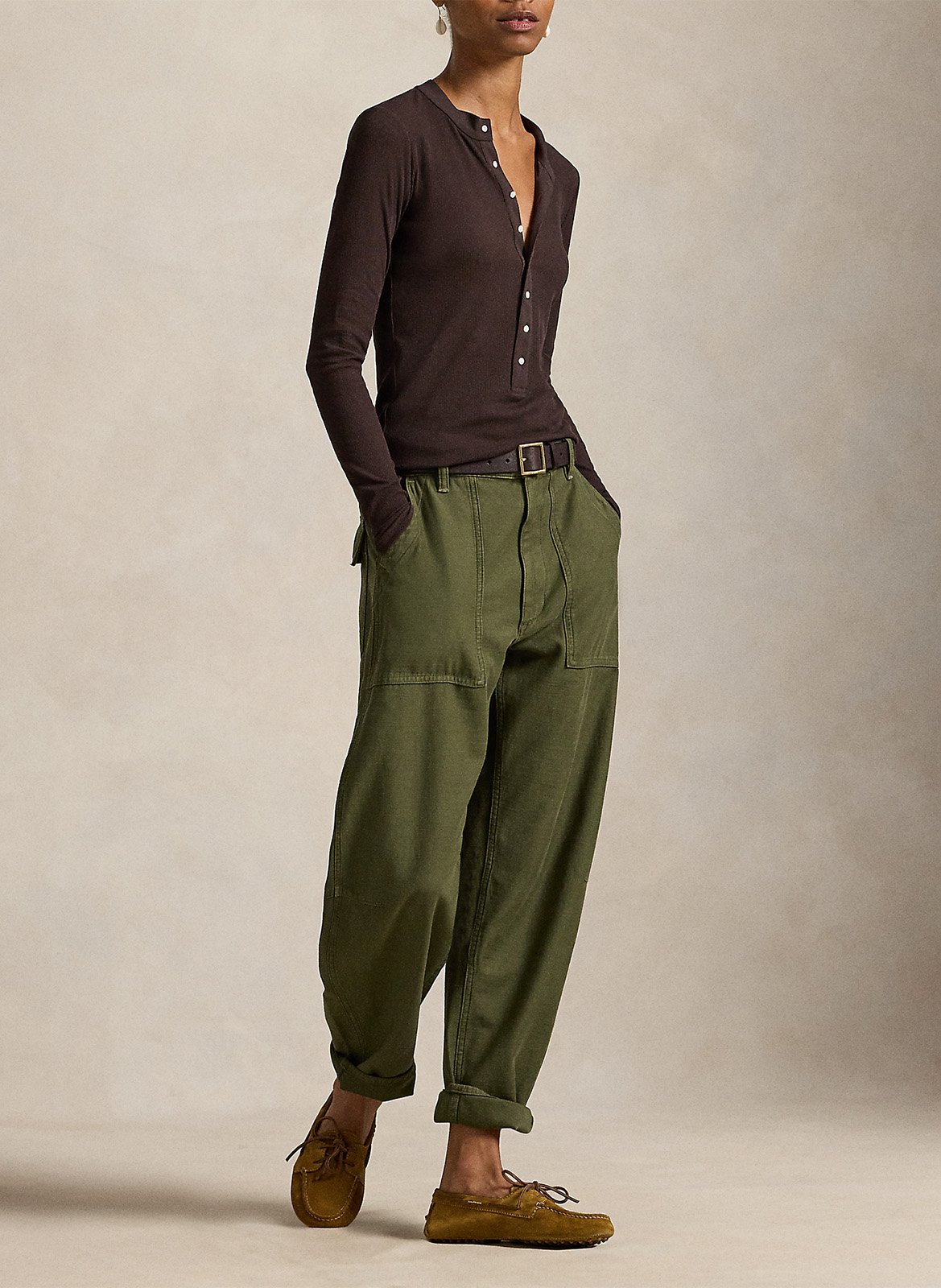 Wijde jeans POLO RALPH LAUREN Groen