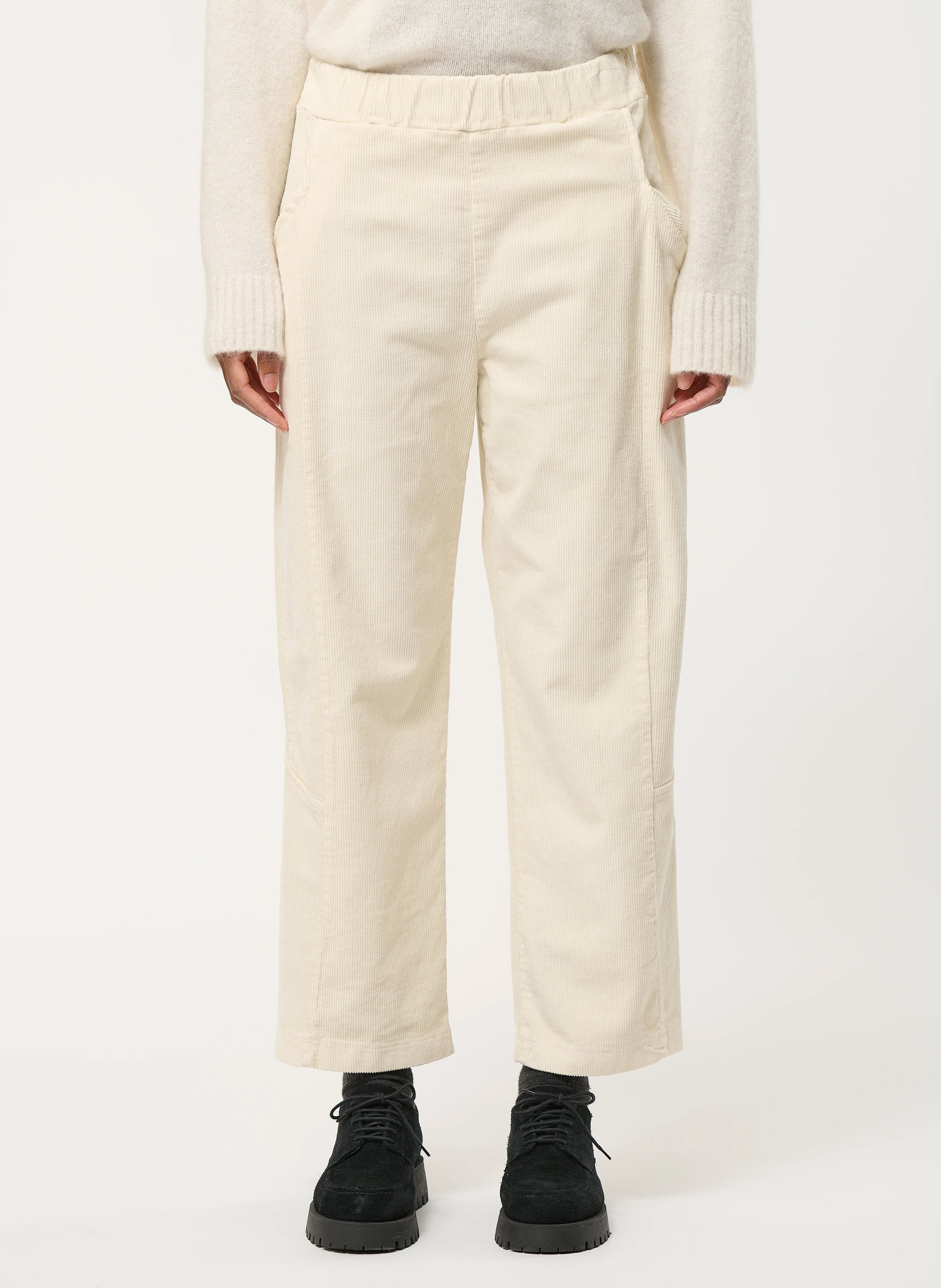 Pantalon droit en coton mélangé HUMILITY