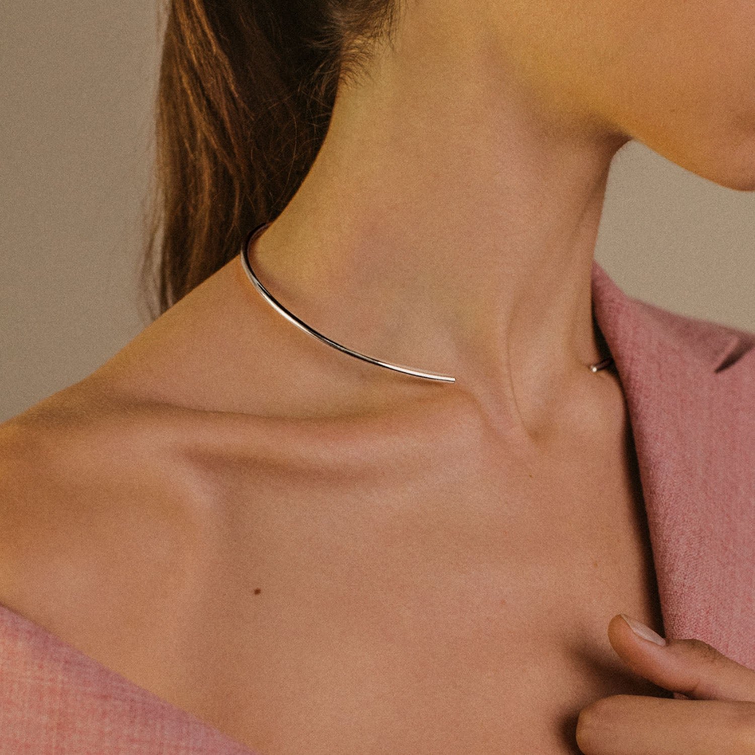 Adjustable necklace, vermeil MAYRENA Silver
