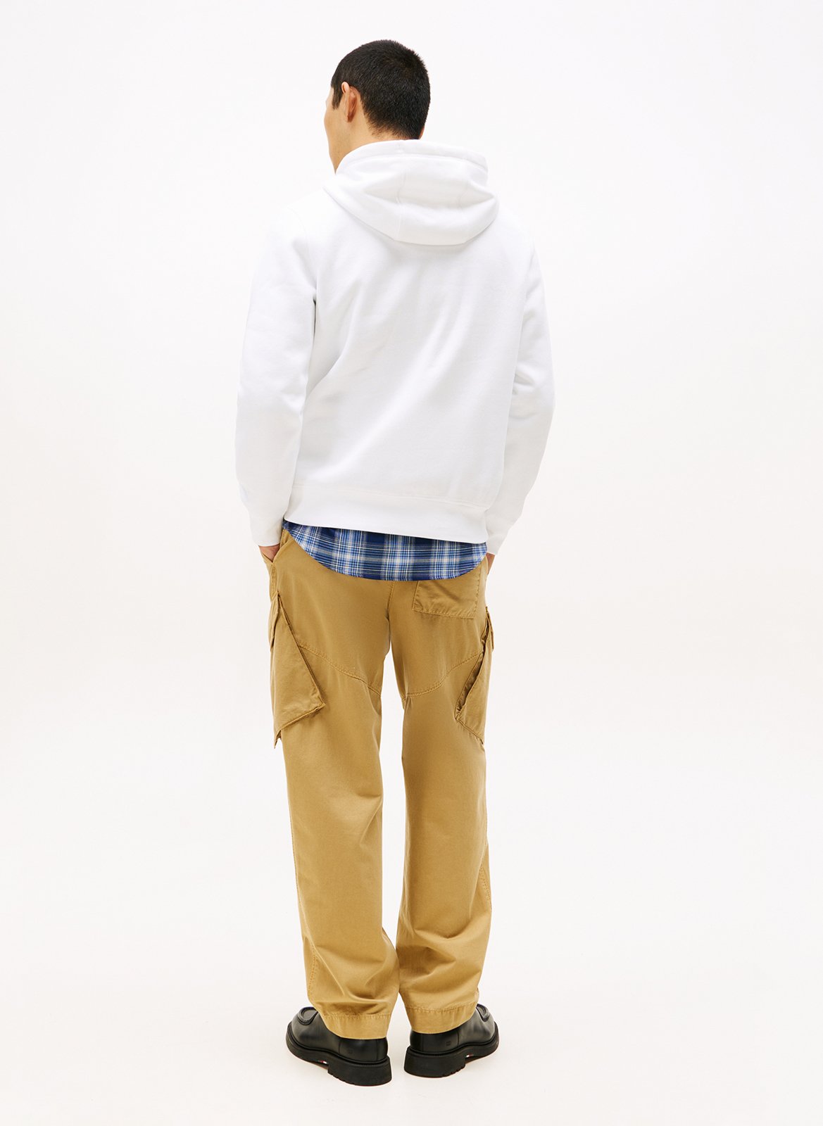 Kapuzensweatshirt aus Baumwoll-Mix, Regular Fit Weiss