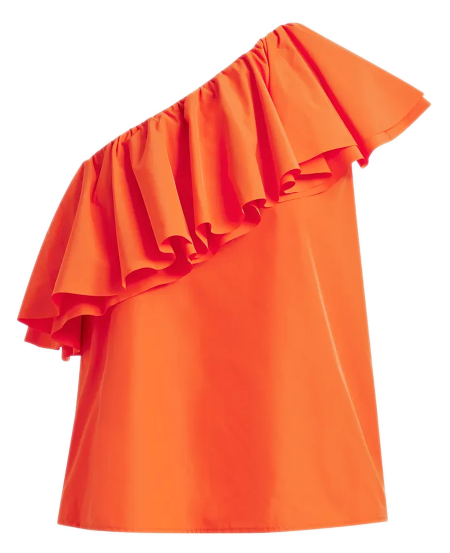 Top asymétrique imprimé ESSENTIEL ANTWERP Orange
