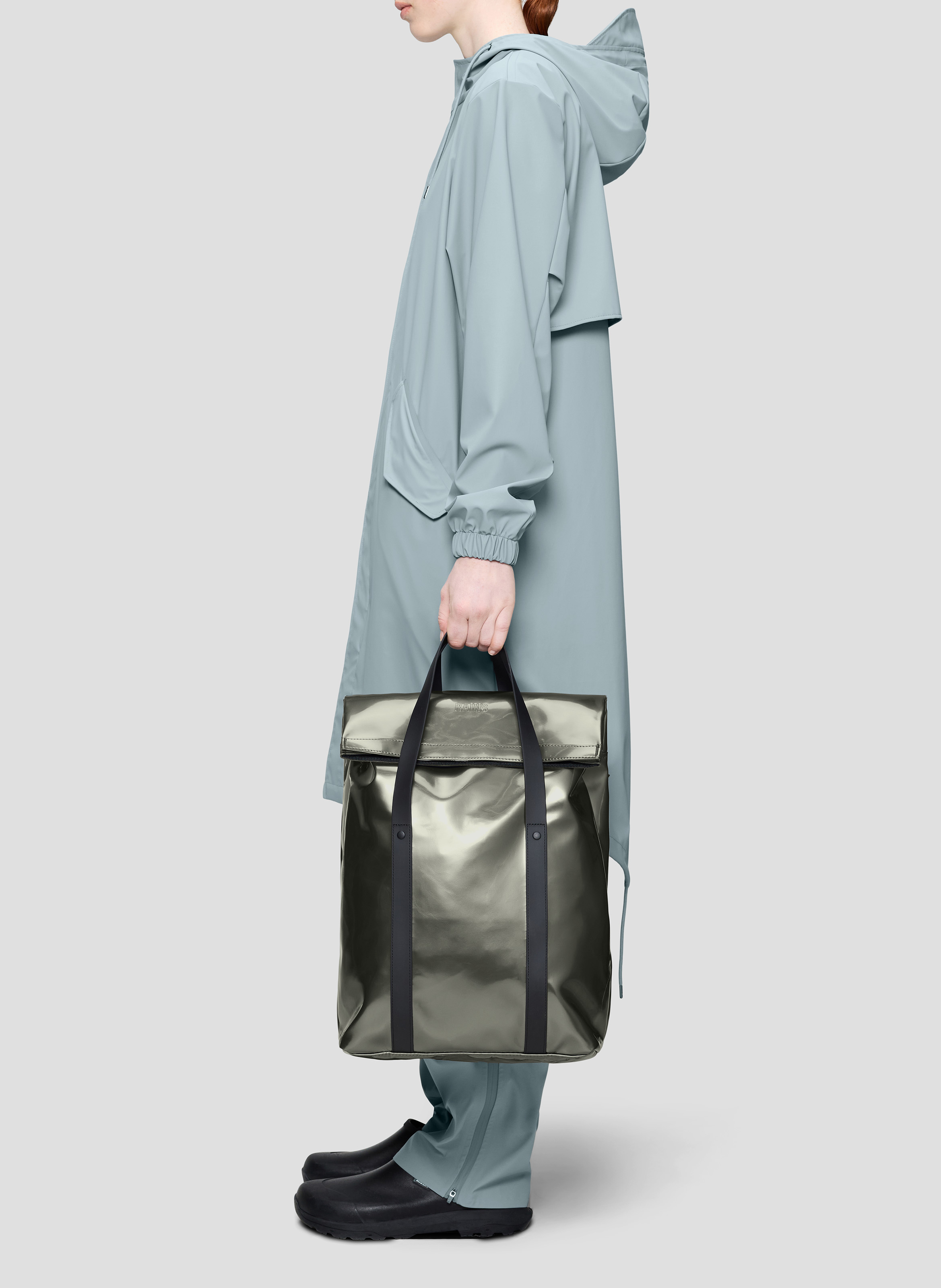 Wasserdichter Rucksack Silber