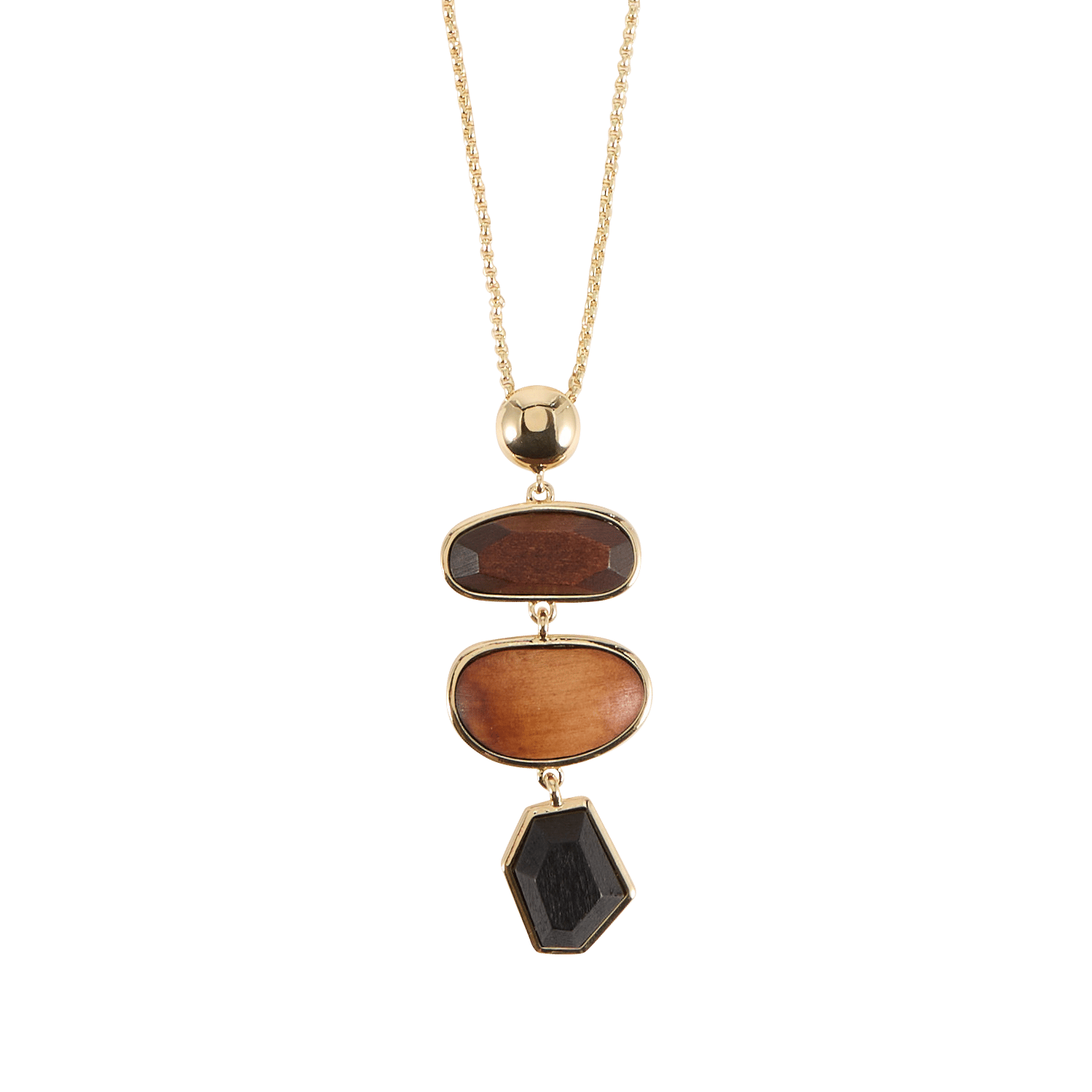 Chain necklace LA FEE MARABOUTEE Brown
