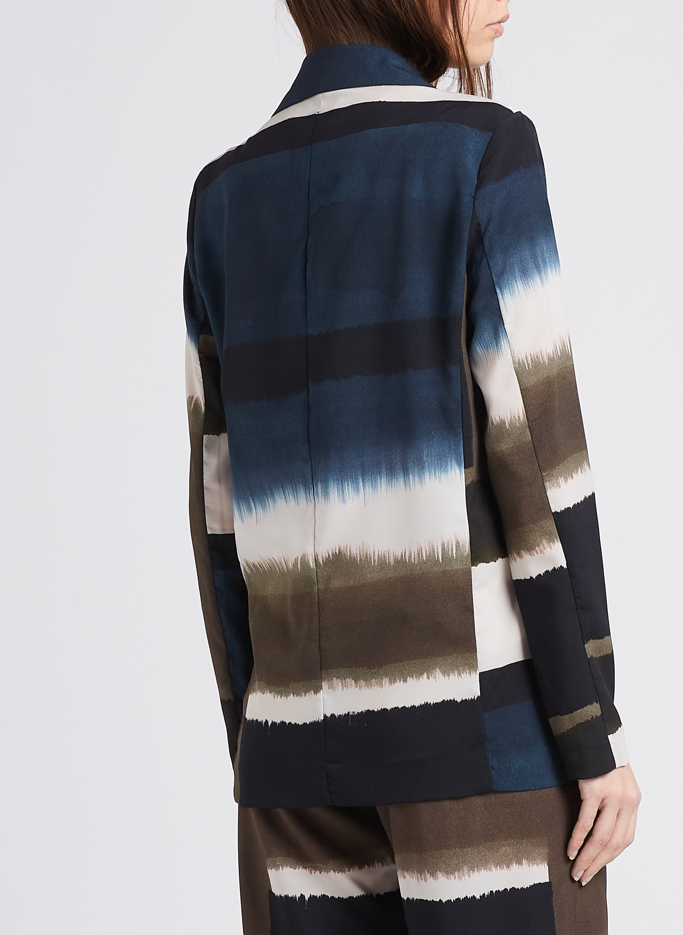 Blazer van soepelvallende stof met print IMPERIAL Veelkleurig