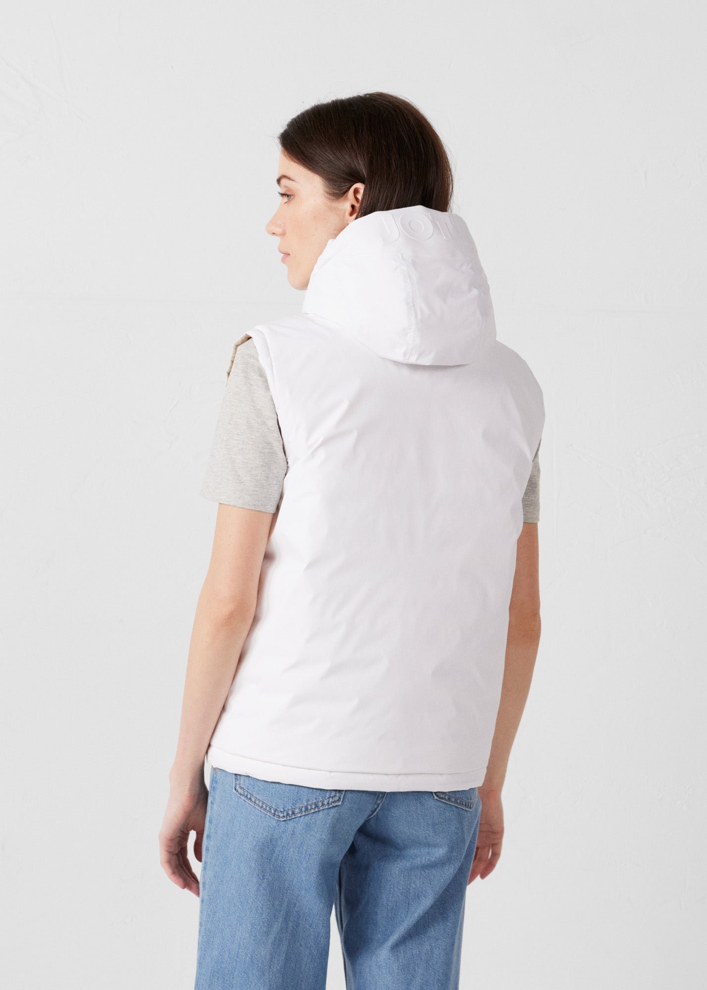 Doudoune sans manches réversible laren JOTT Blanc