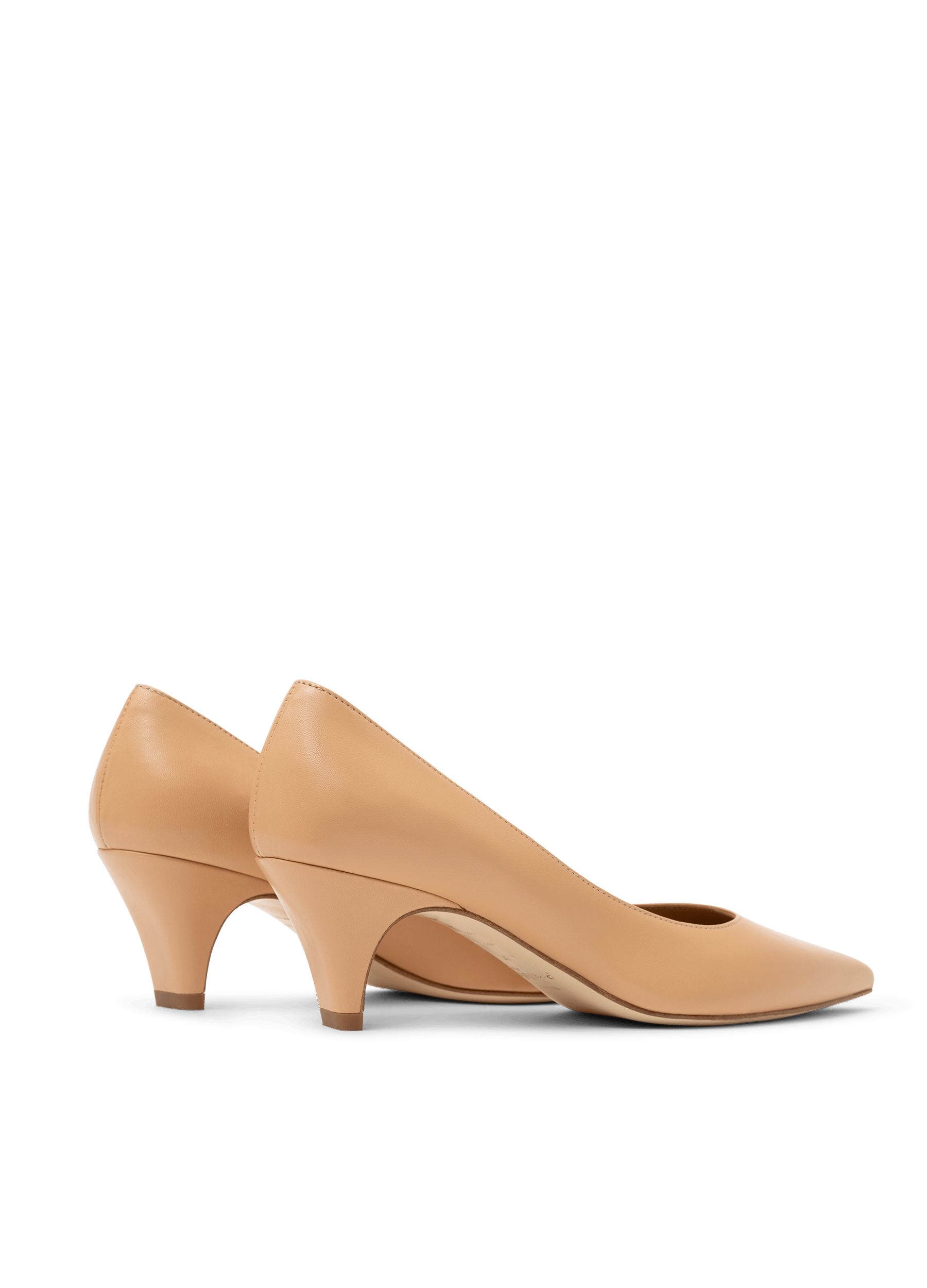 Escarpins en cuir nappa beige PARALLELE PARIS Beige
